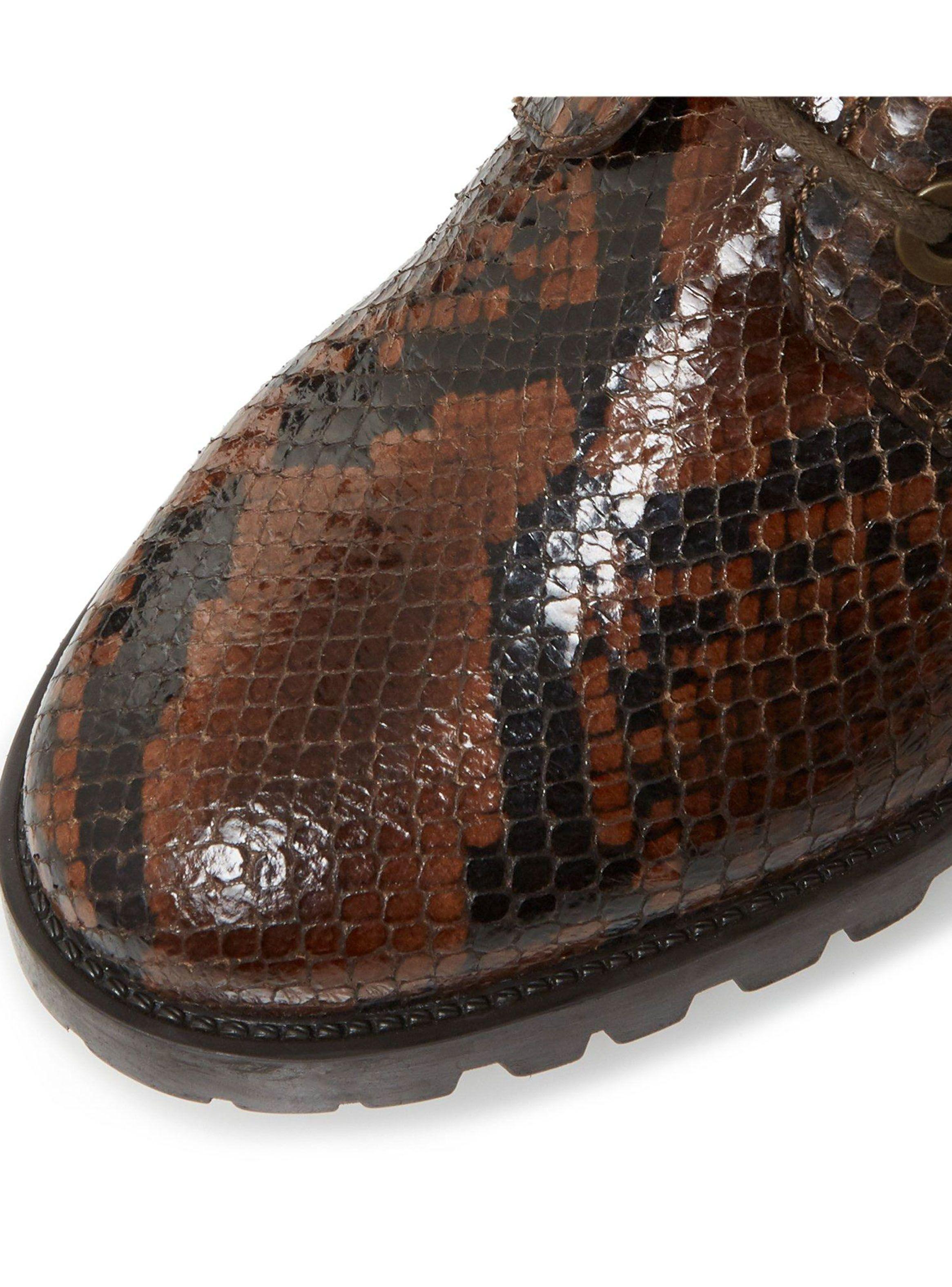 Botas Dune Prestone Reptile Mujer-4