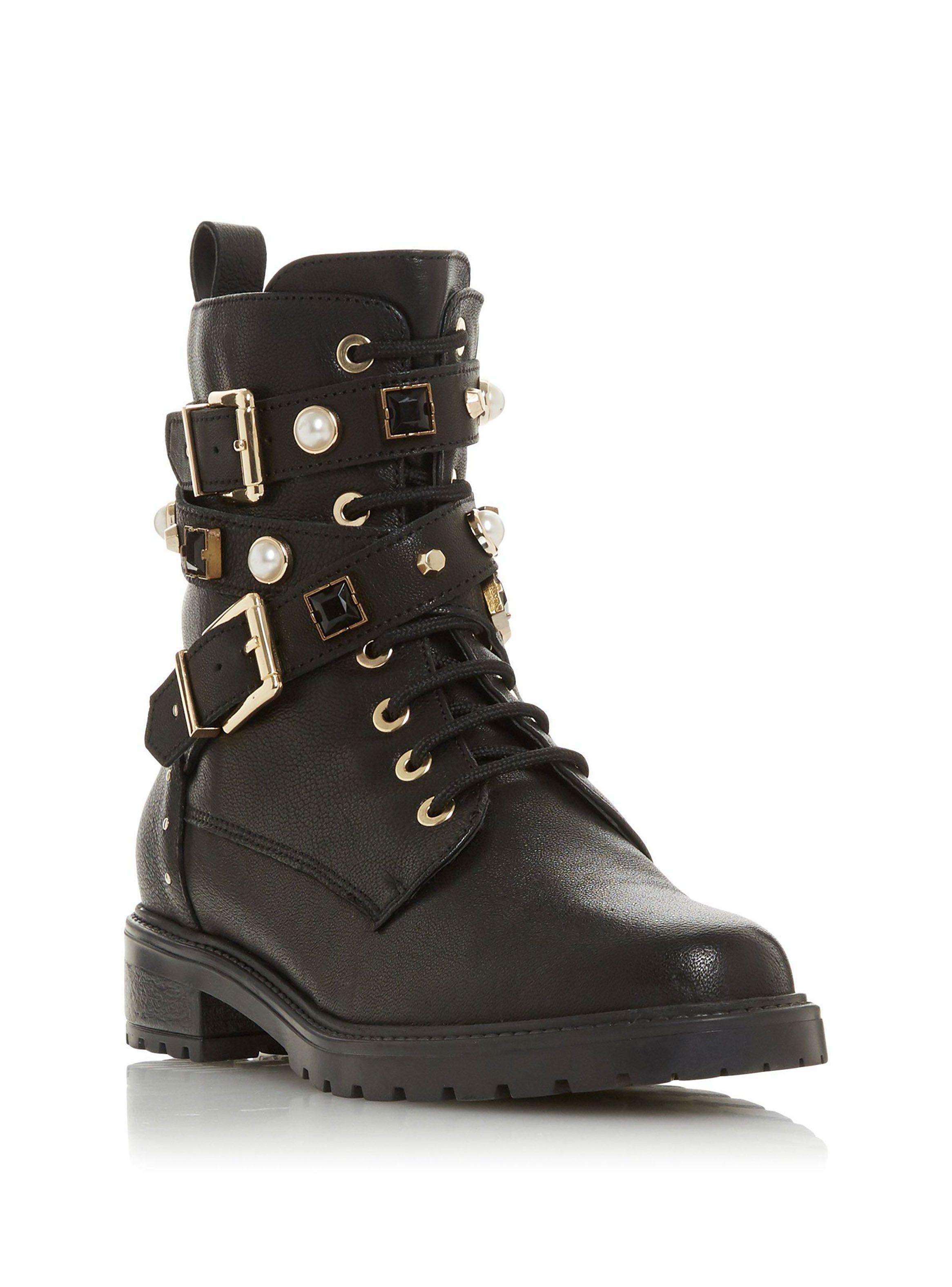 Botas Dune Popular Black Mujer-2