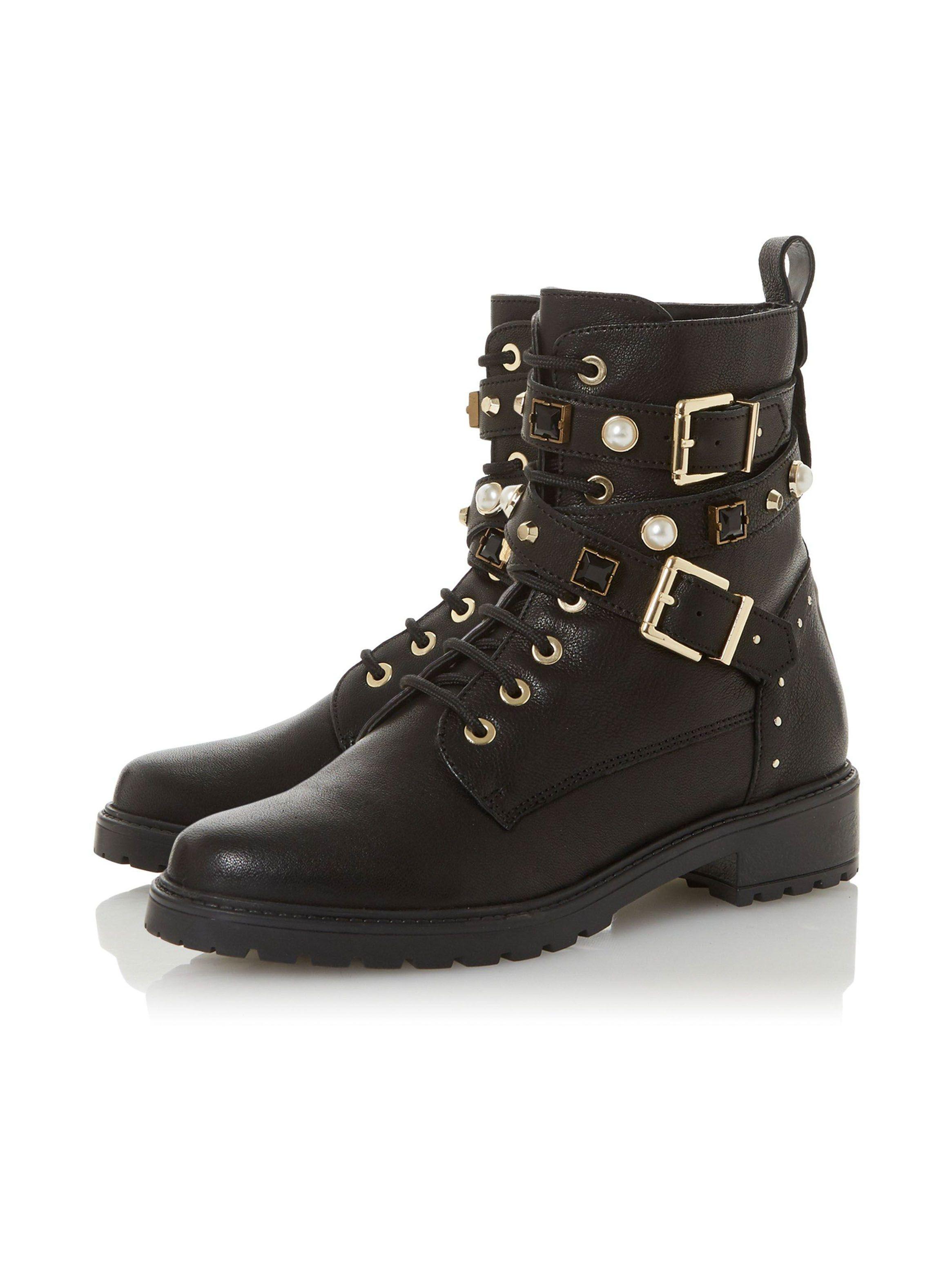Botas Dune Popular Black Mujer-5