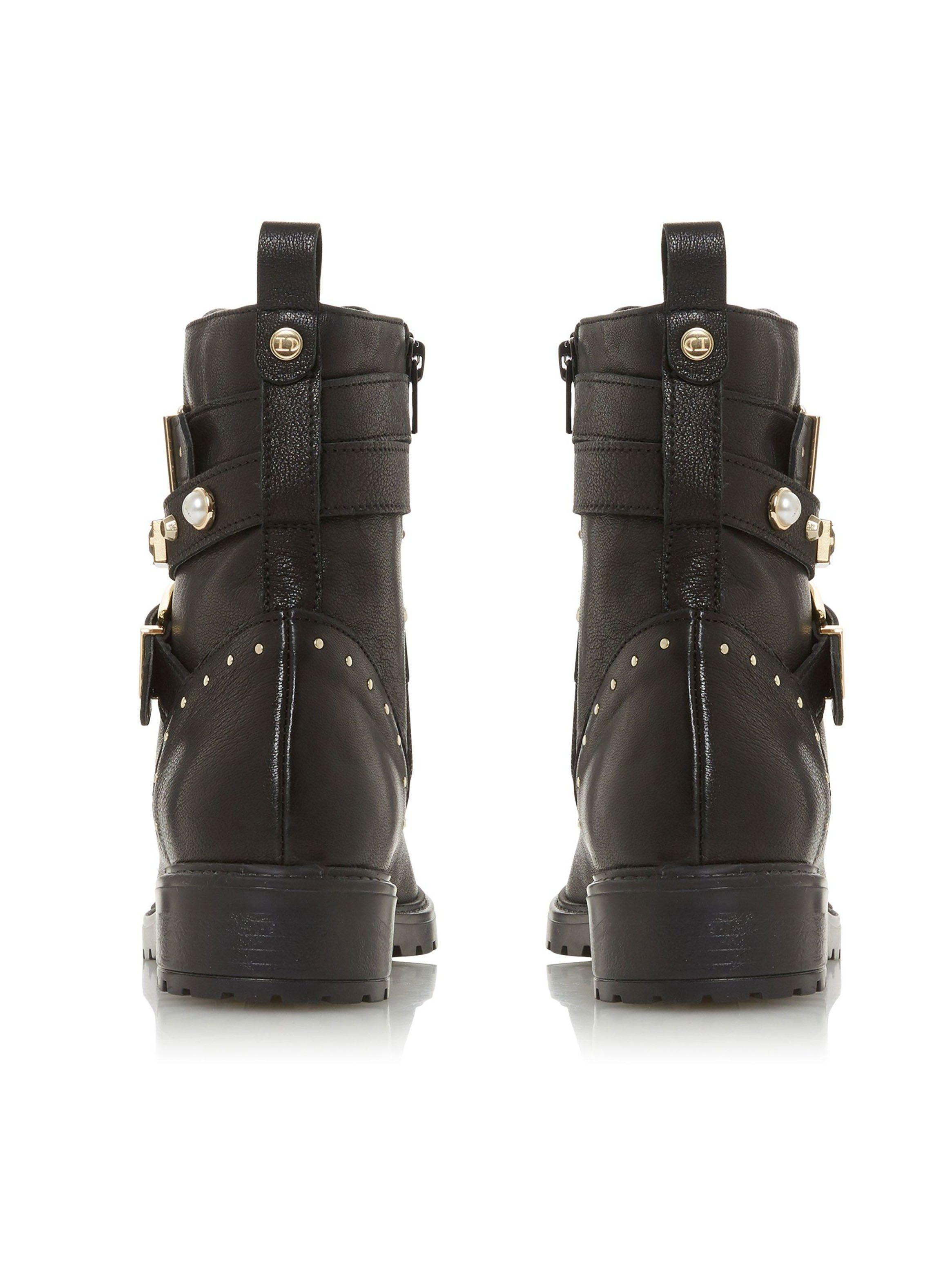 Botas Dune Popular Black Mujer-6