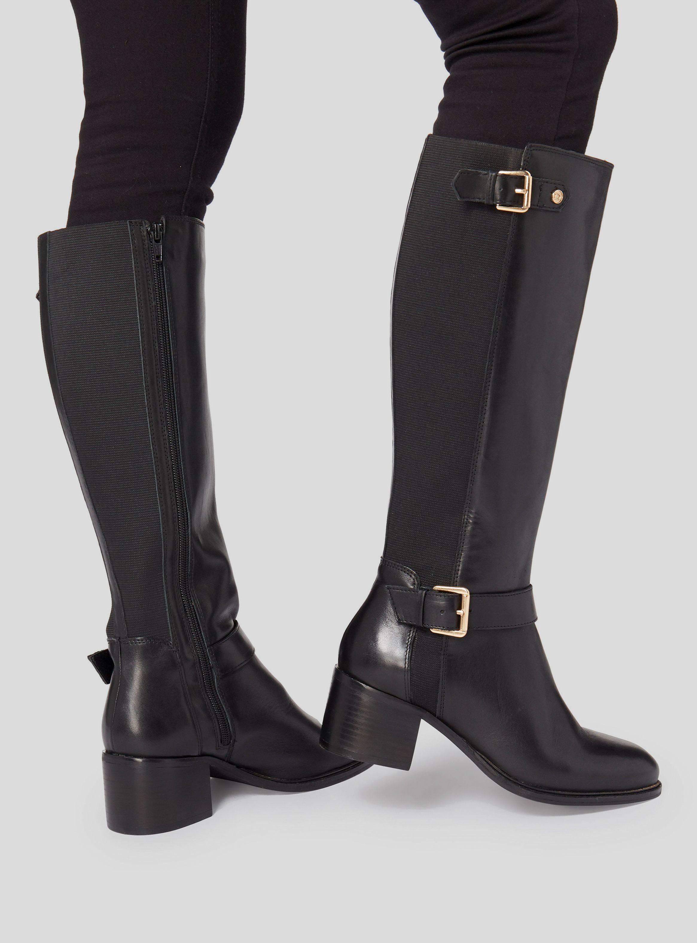 Botas Dune Samuella Black Mujer-0