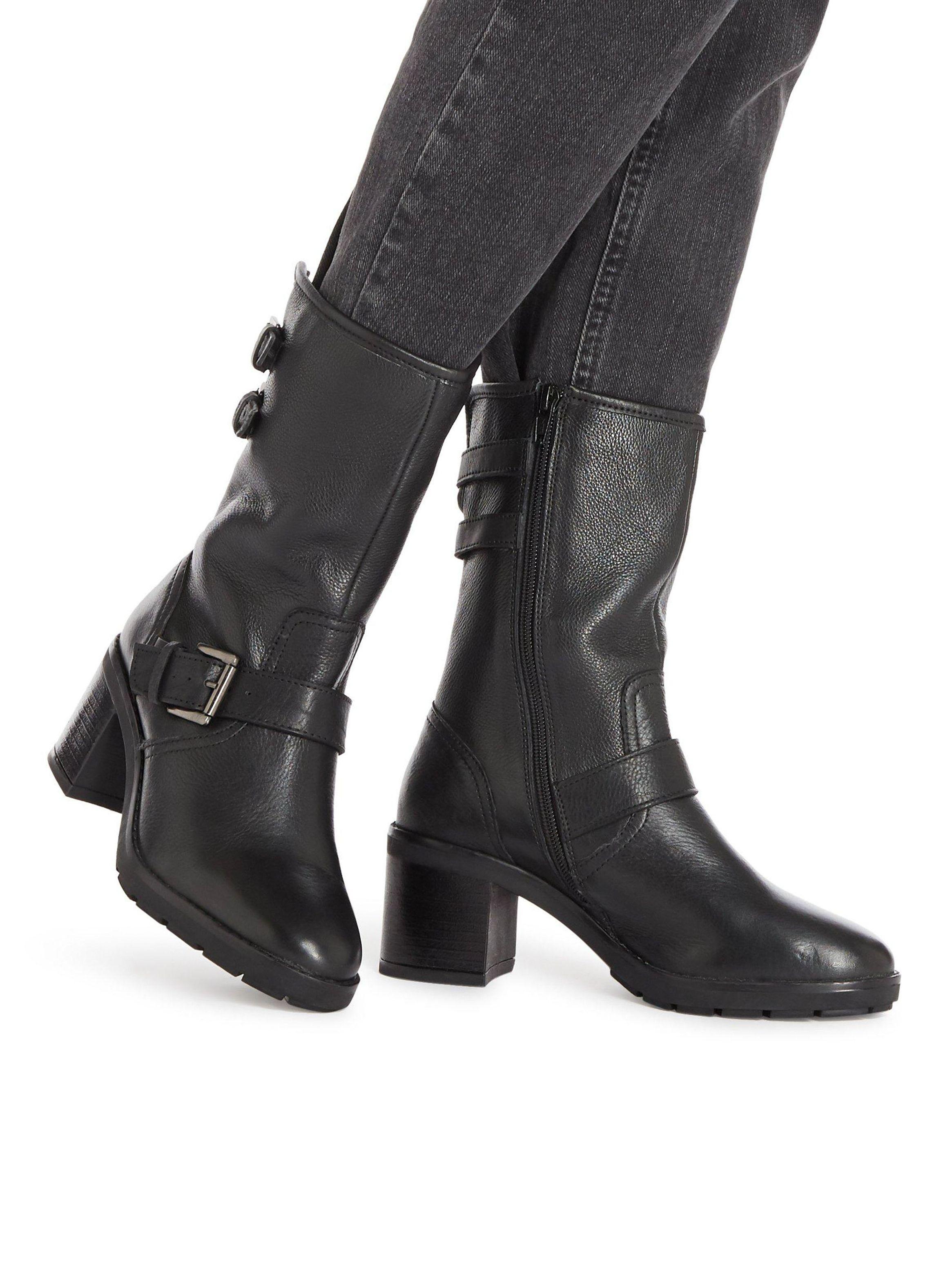 Botas Dune Rileys Black Mujer-0