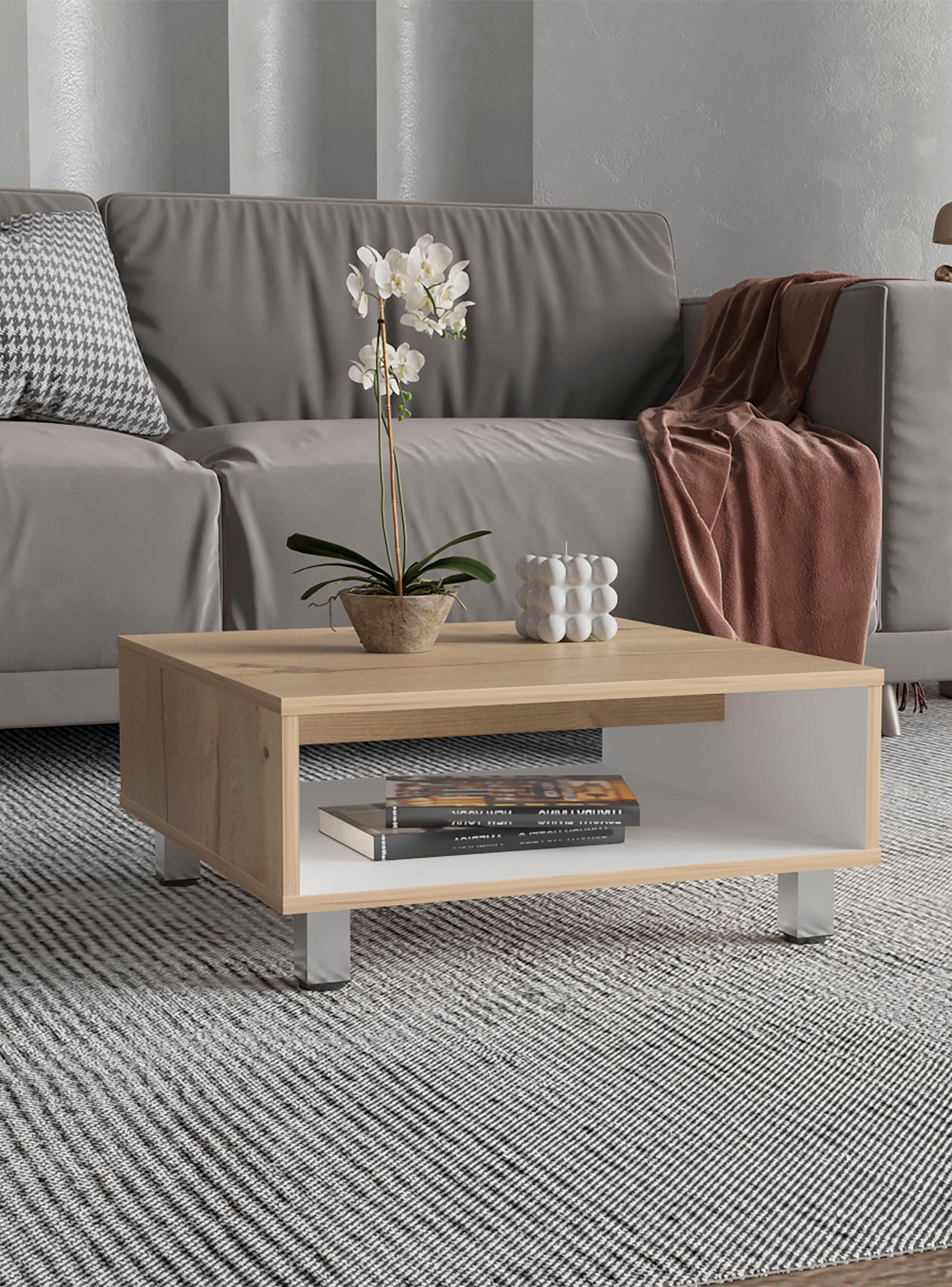 Mesa de Centro Eclipse Duna Blanco-5