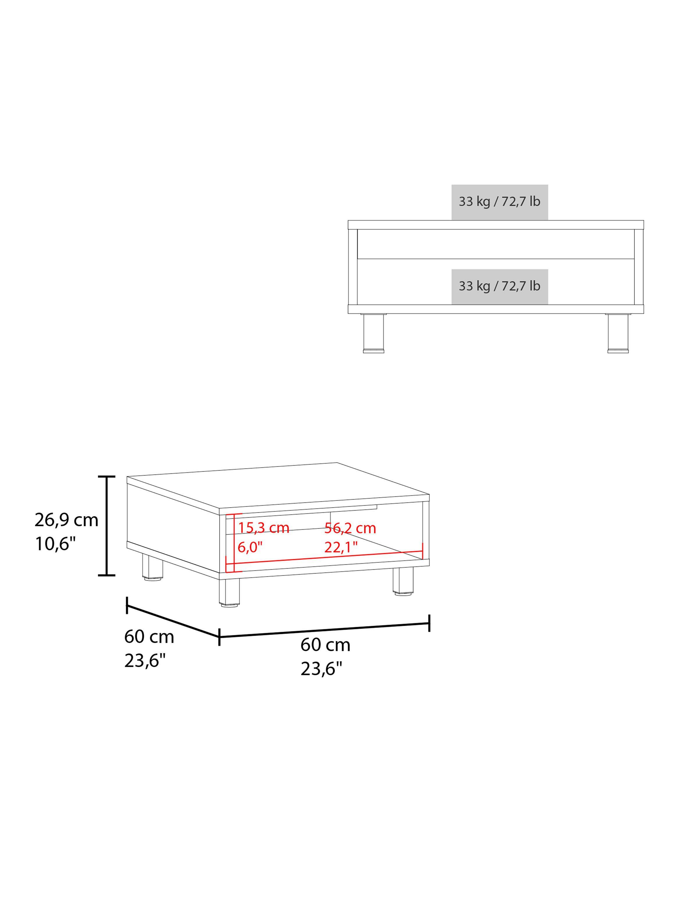 Mesa de Centro Eclipse Duna Blanco-1
