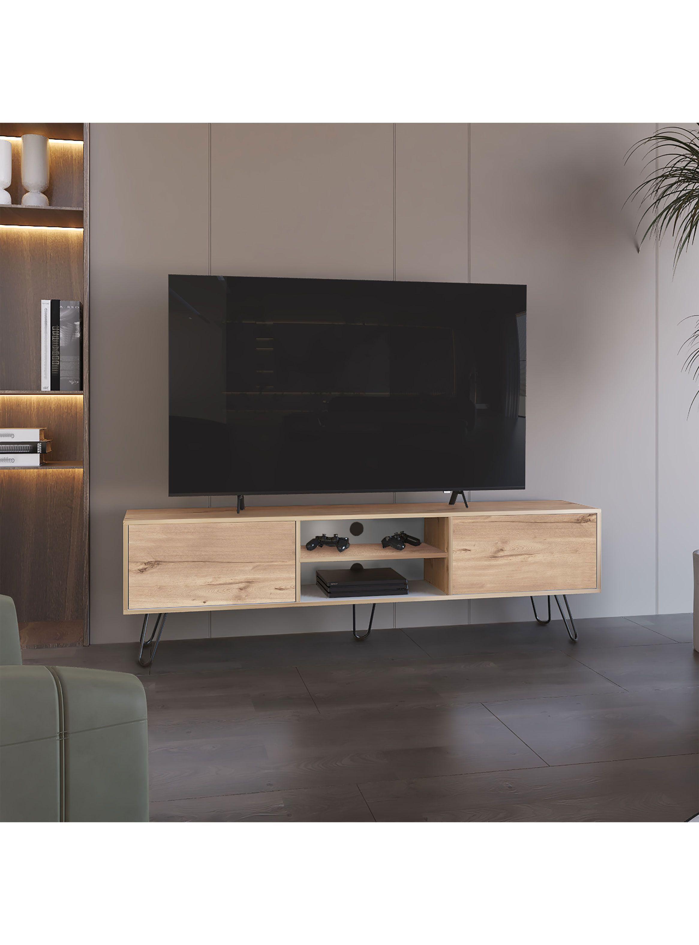 Rack TV 80" Vassel Z-180 Duna Blanco-4