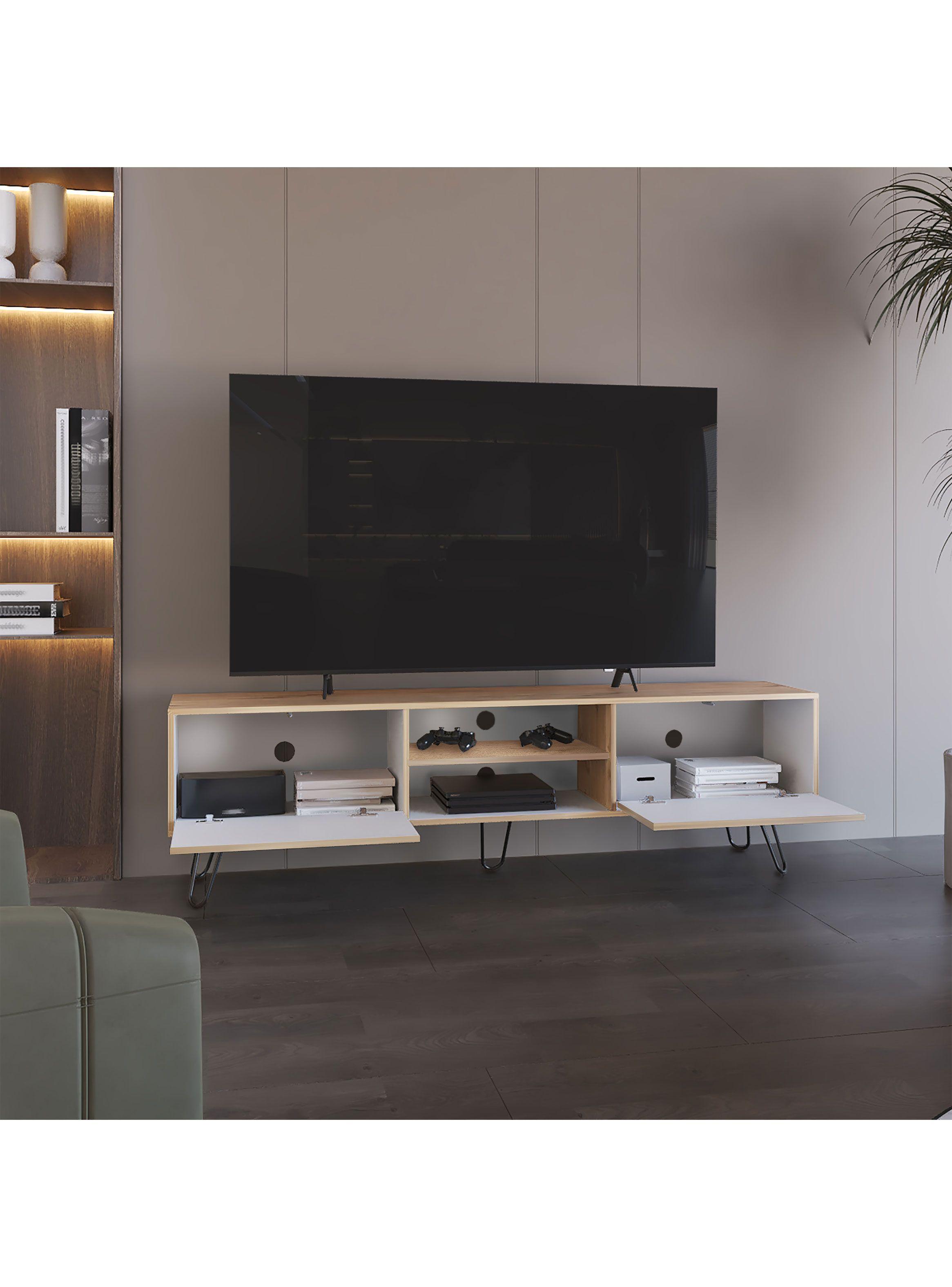 Rack TV 80" Vassel Z-180 Duna Blanco-5