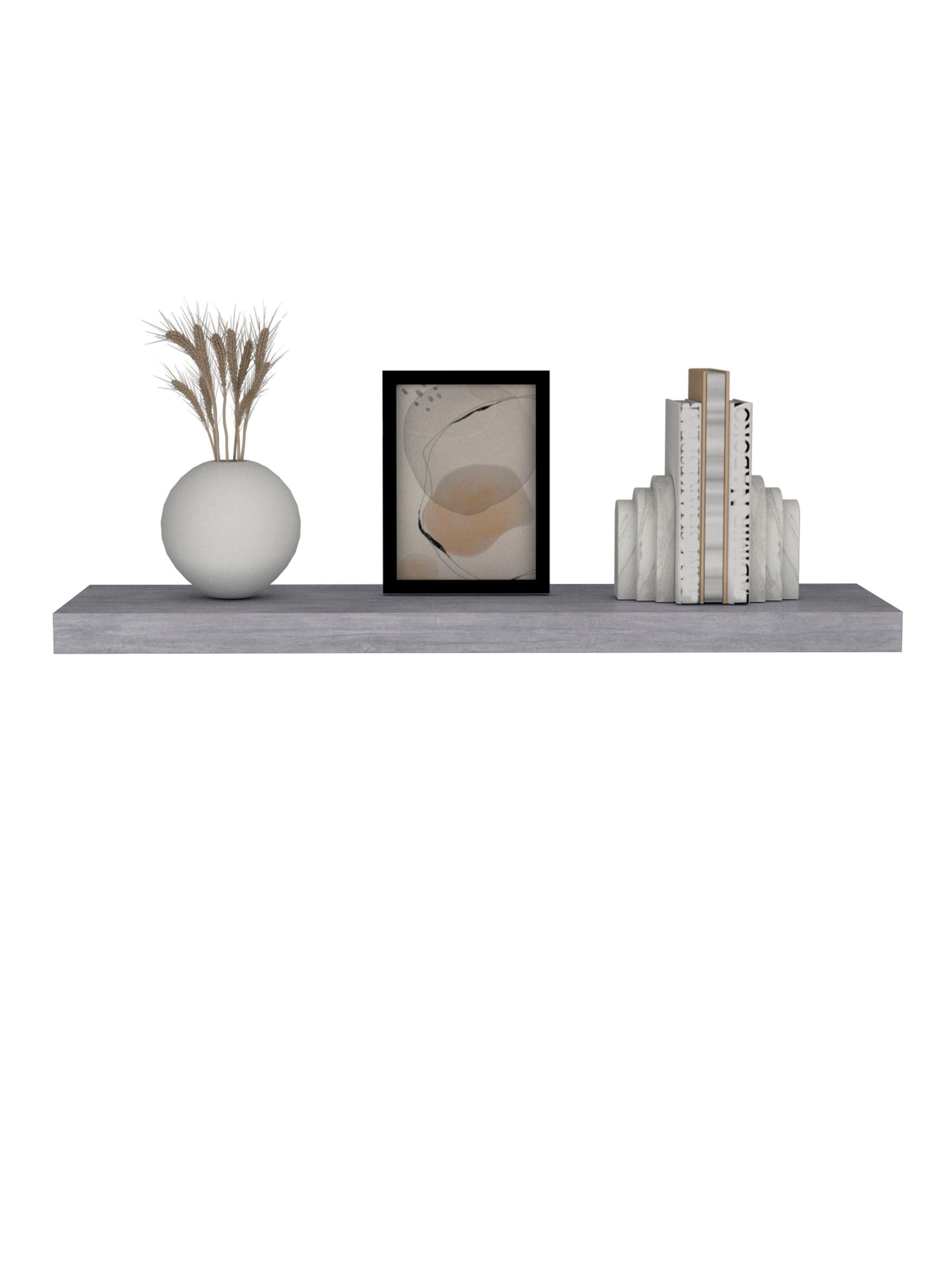 Repisa Flotante 80x25 cm Cemento-2