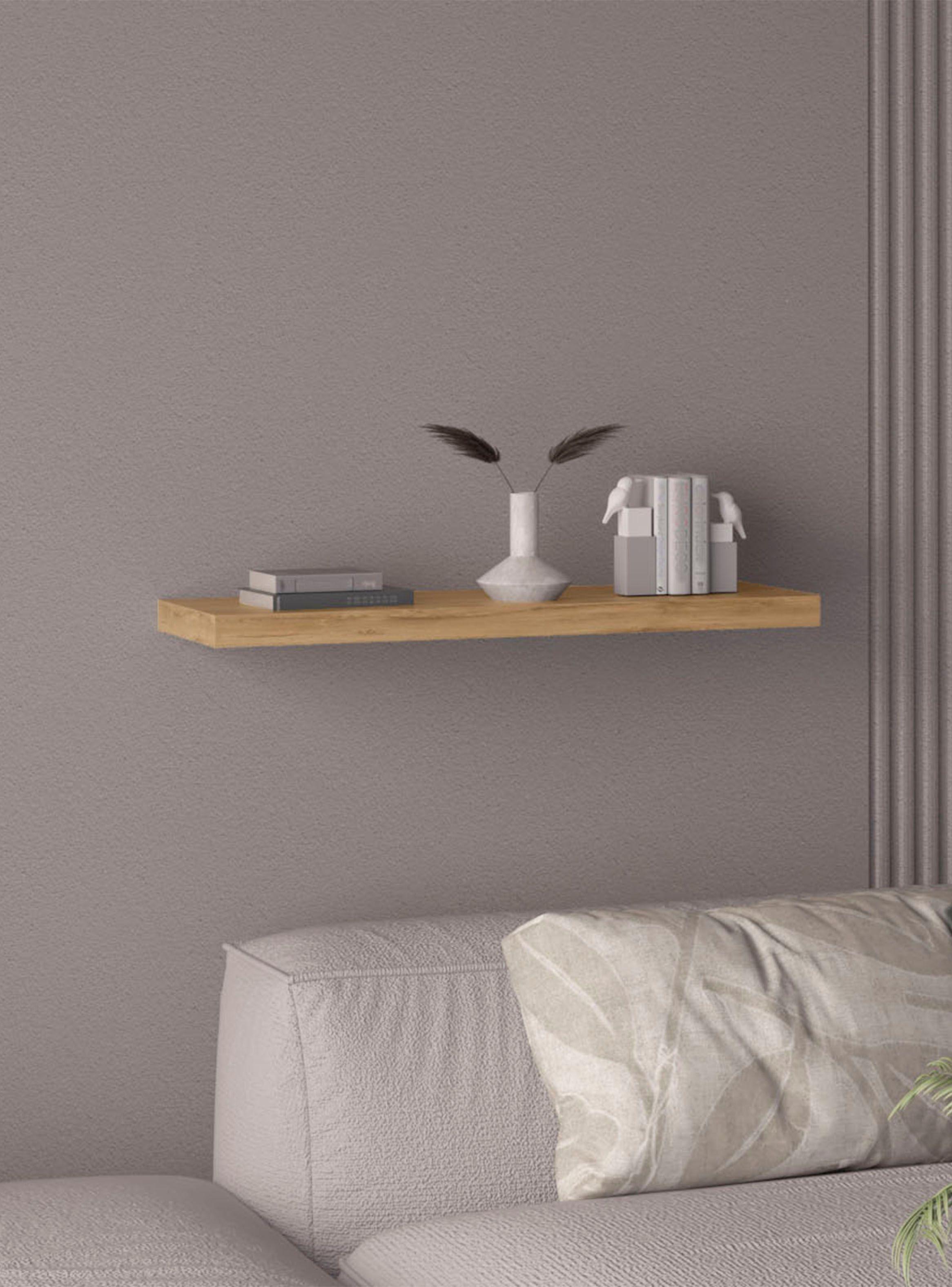 Repisa Flotante 80x25 cm Macadamia-4
