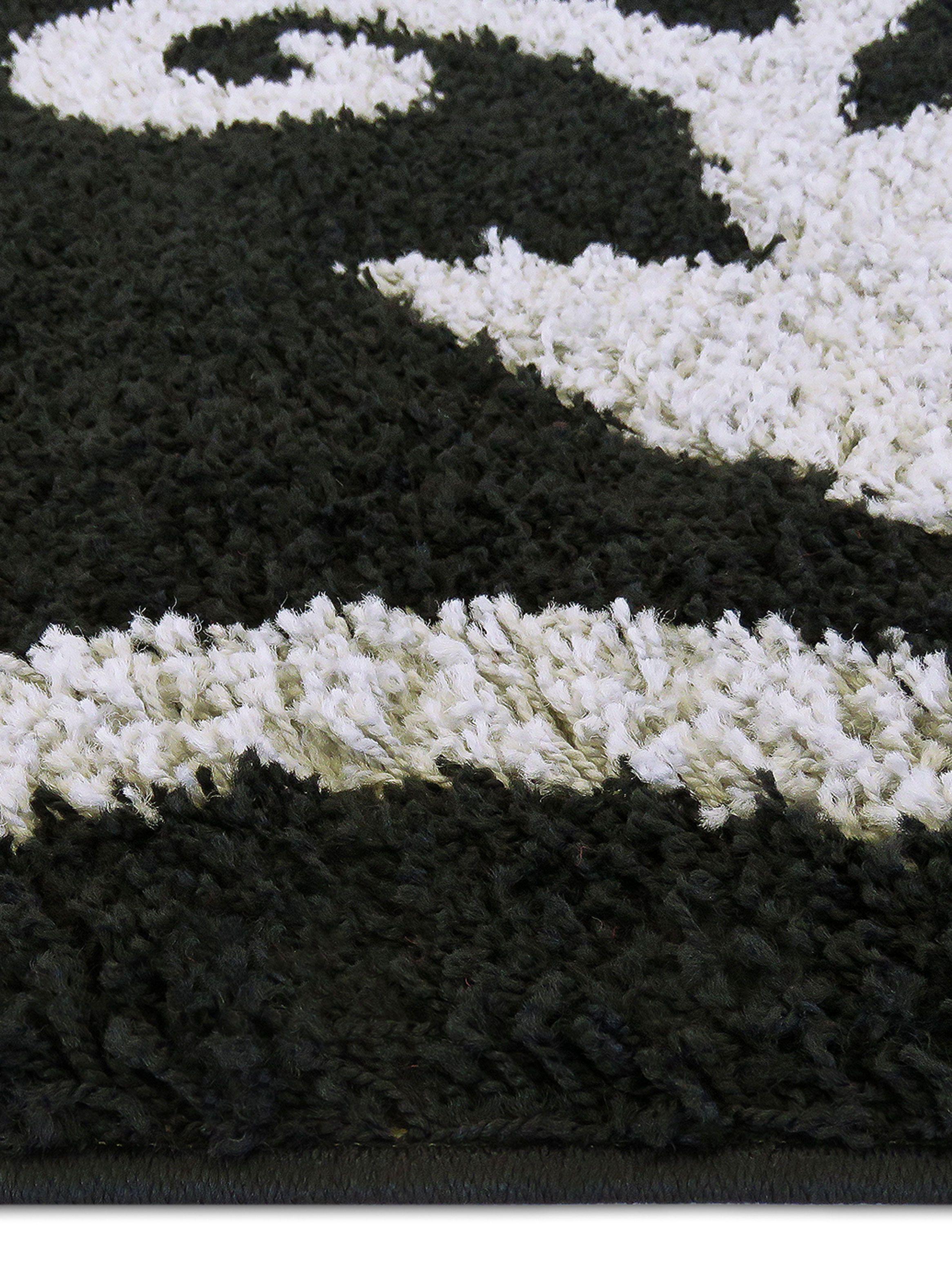 Alfombra Shaggy D5 133x180 cm Negro-1