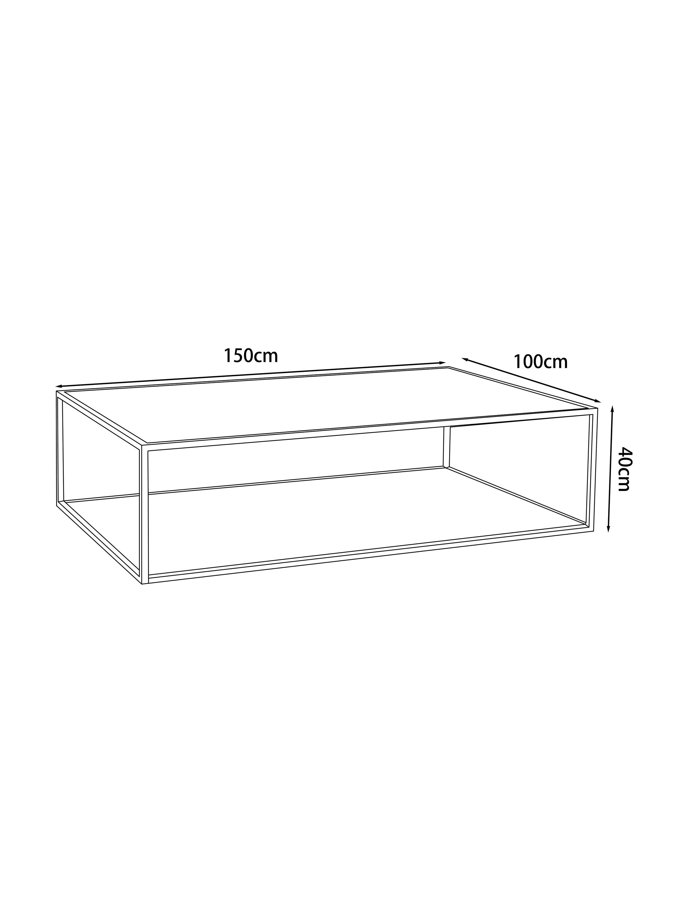 Mesa Centro Madison 150x100x40 cm-2