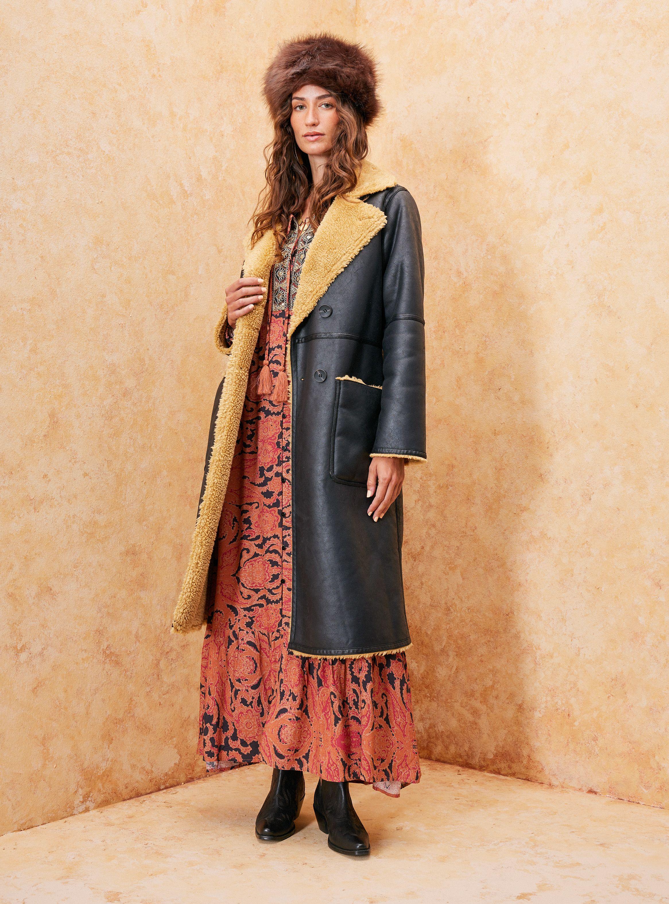 Chaqueta Reversible con Piel y Chiporro-4