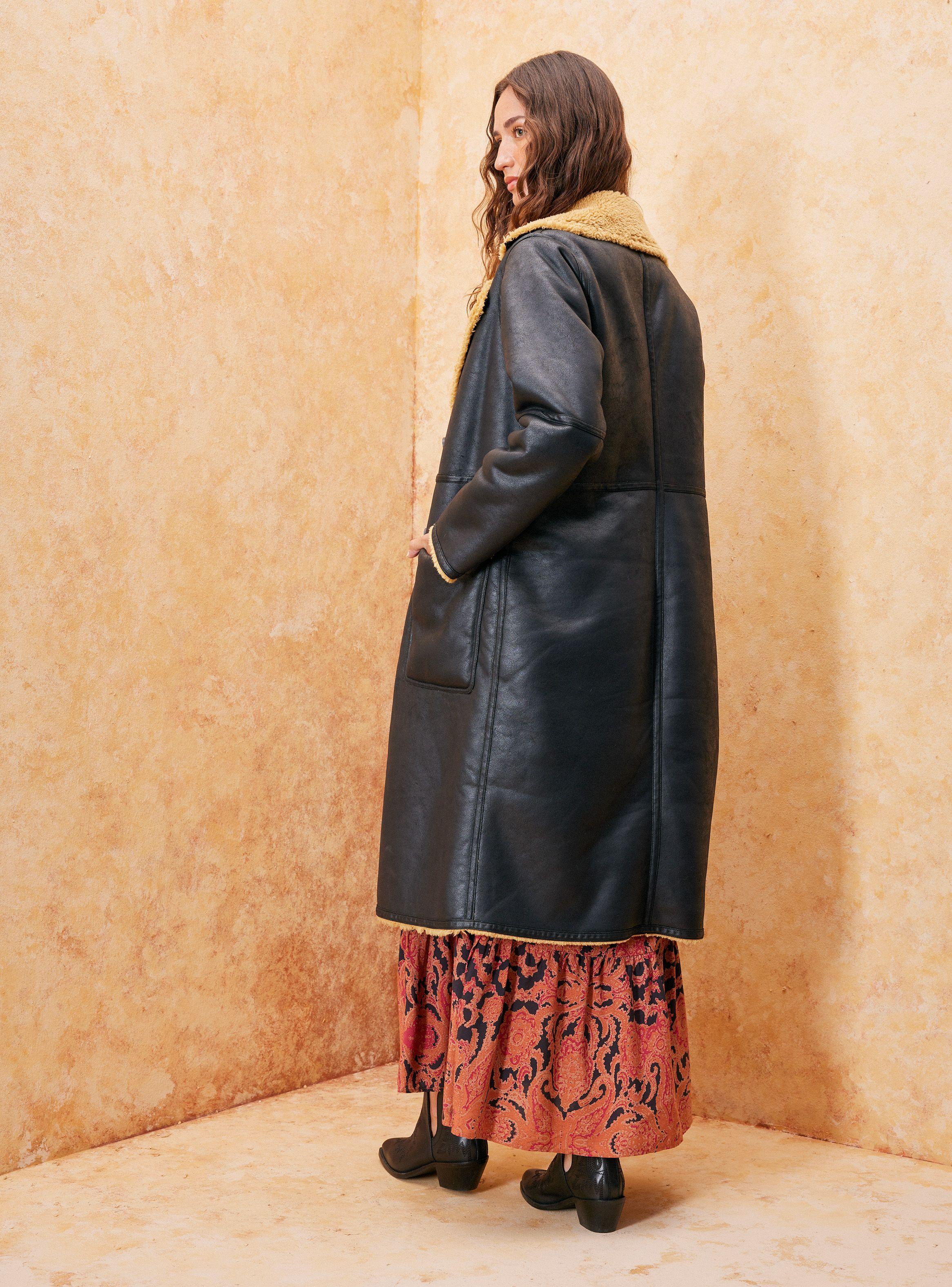 Chaqueta Reversible con Piel y Chiporro-5