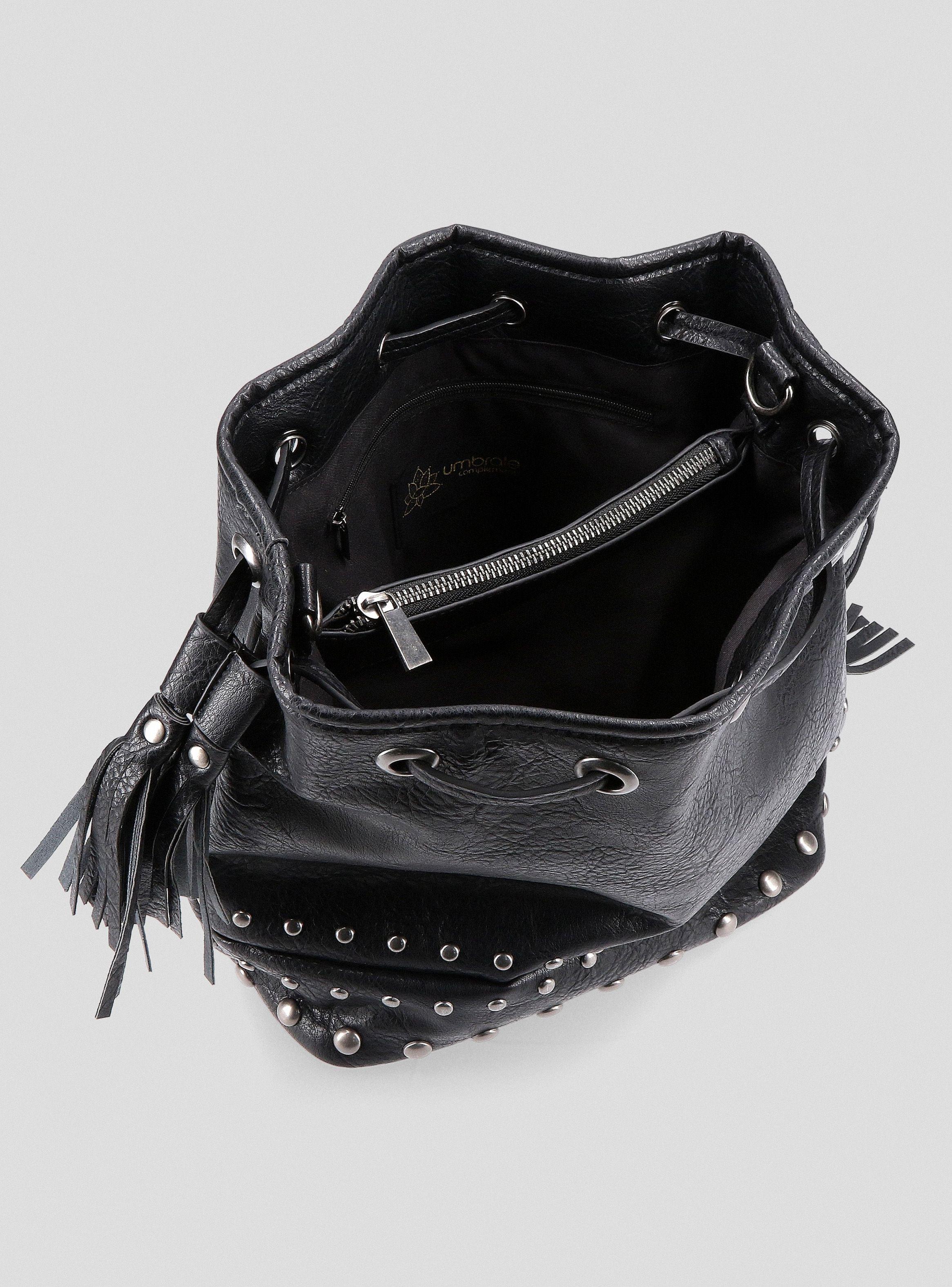 Cartera Ecocuero Straps Mochila Tachas-5