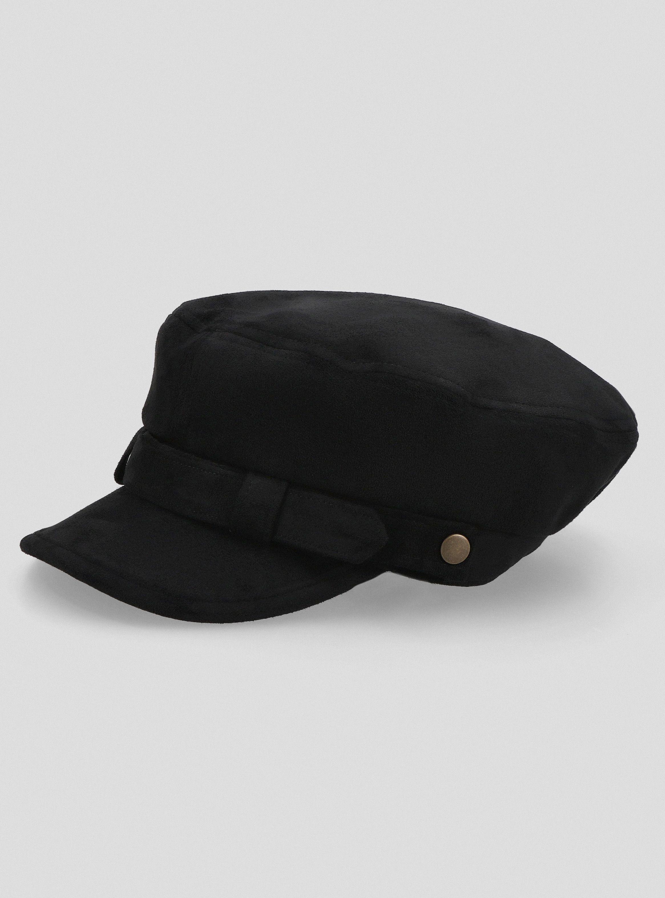 Sombrero Tipo Boina Suede con Hebilla-3