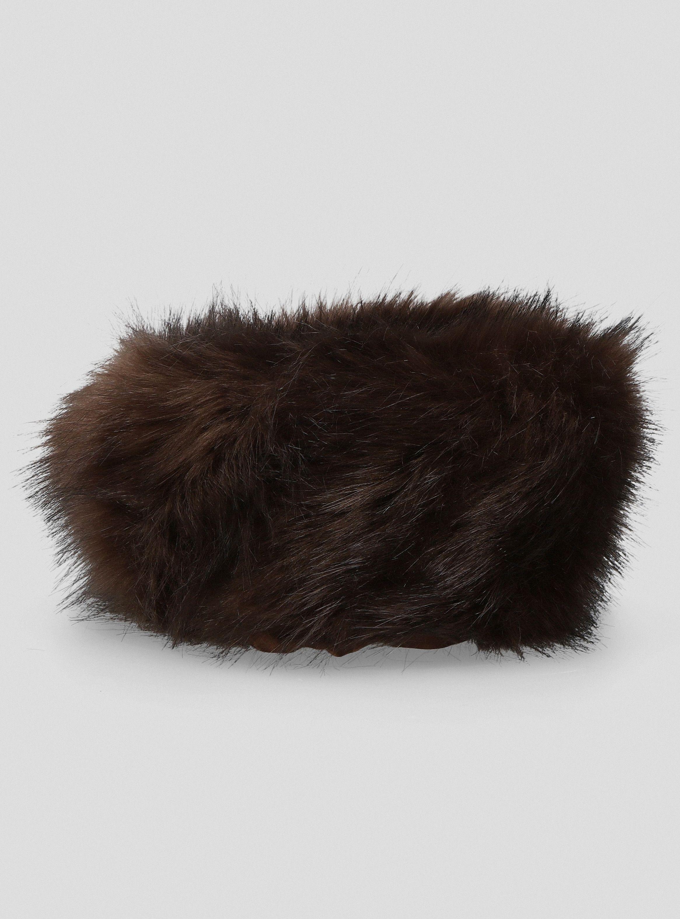 Gorro Peludo Melange-2
