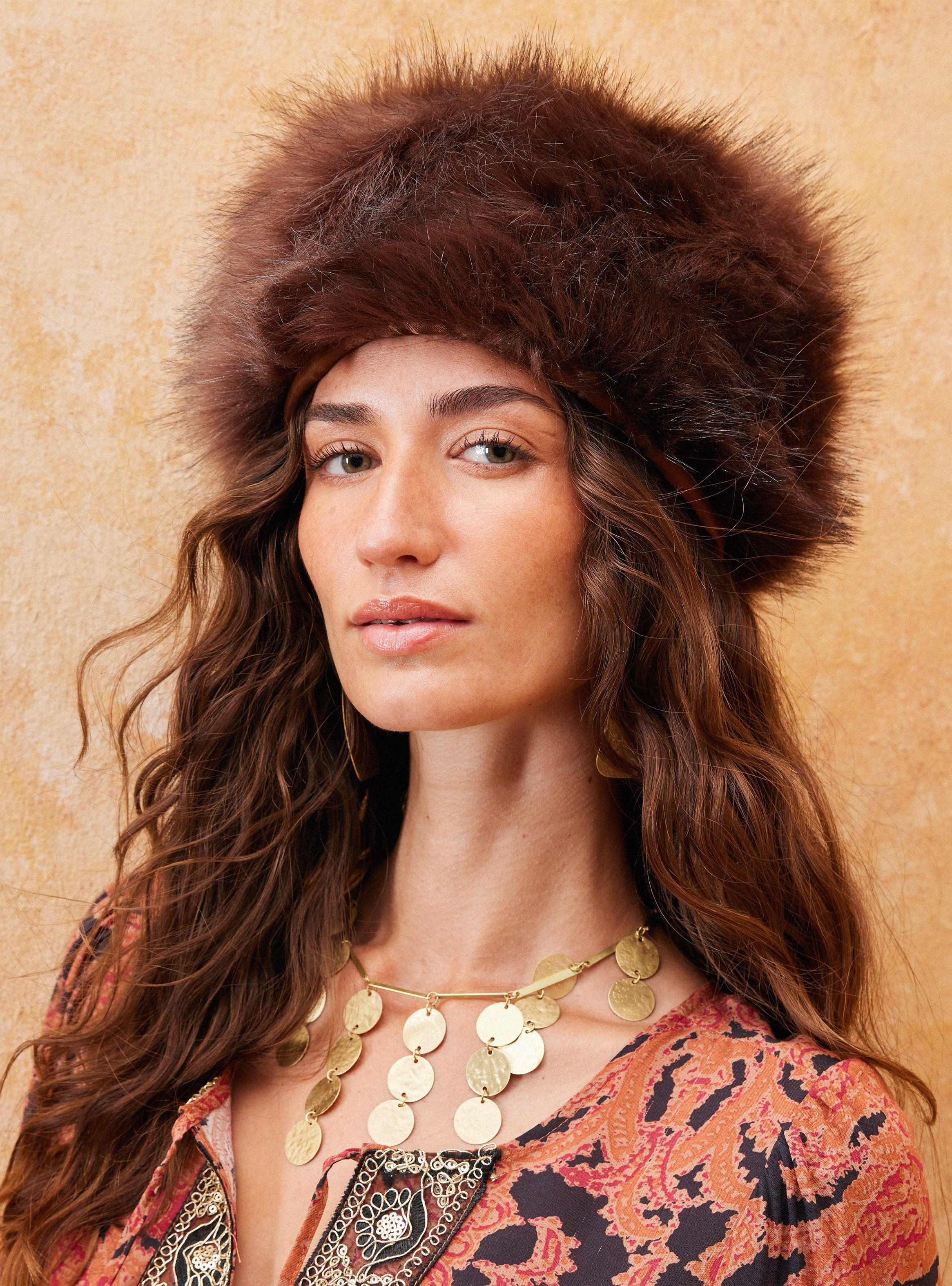 Gorro Peludo Melange-0