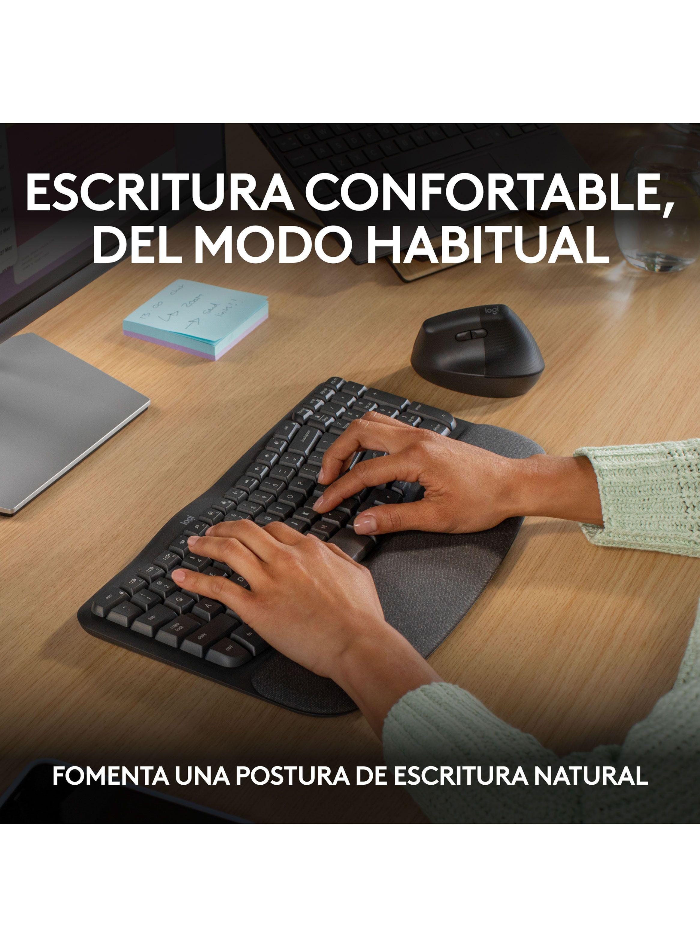 Teclado Ergonómico Inalámbrico Wave Keys-2