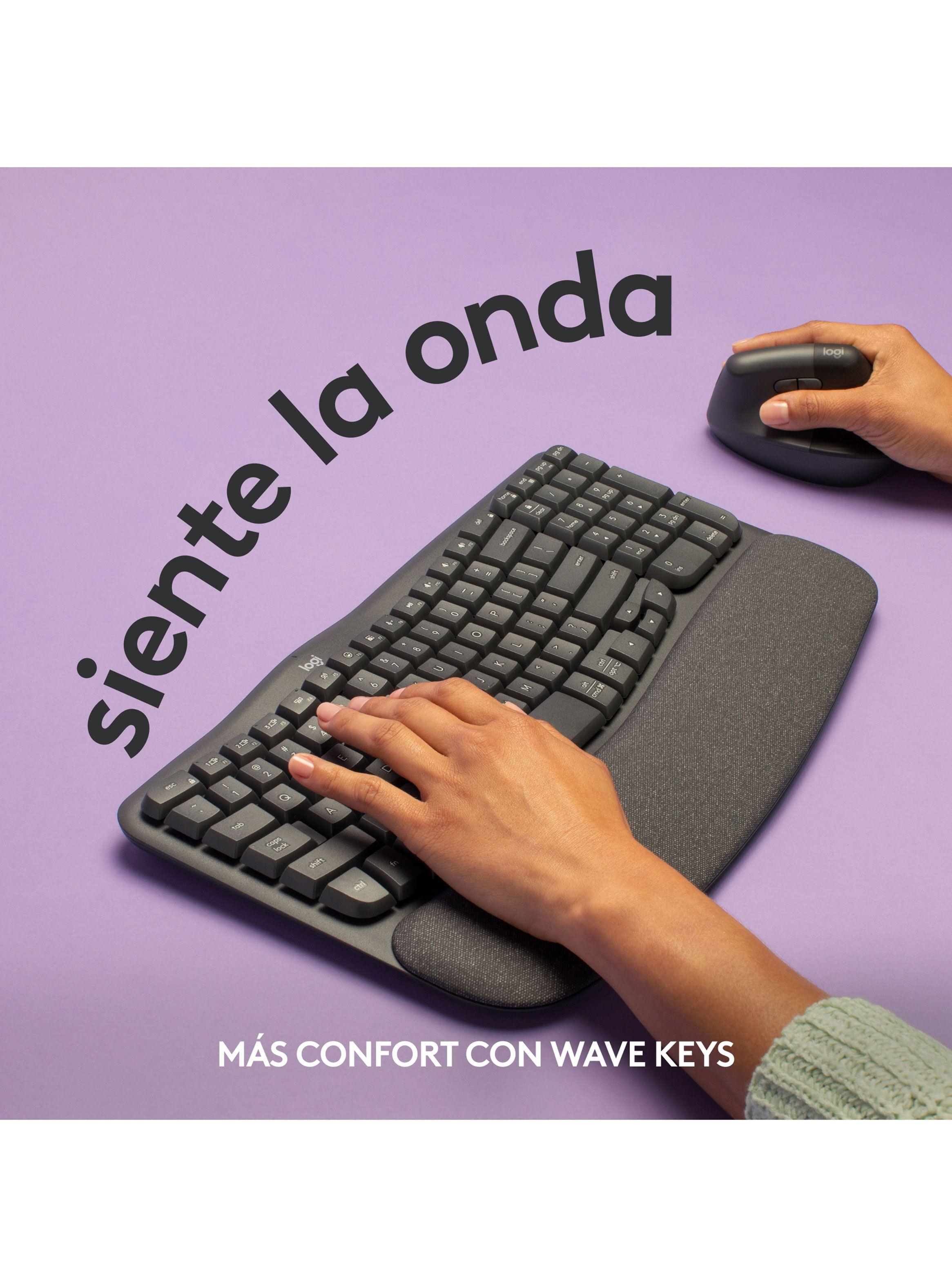 Teclado Ergonómico Inalámbrico Wave Keys-4