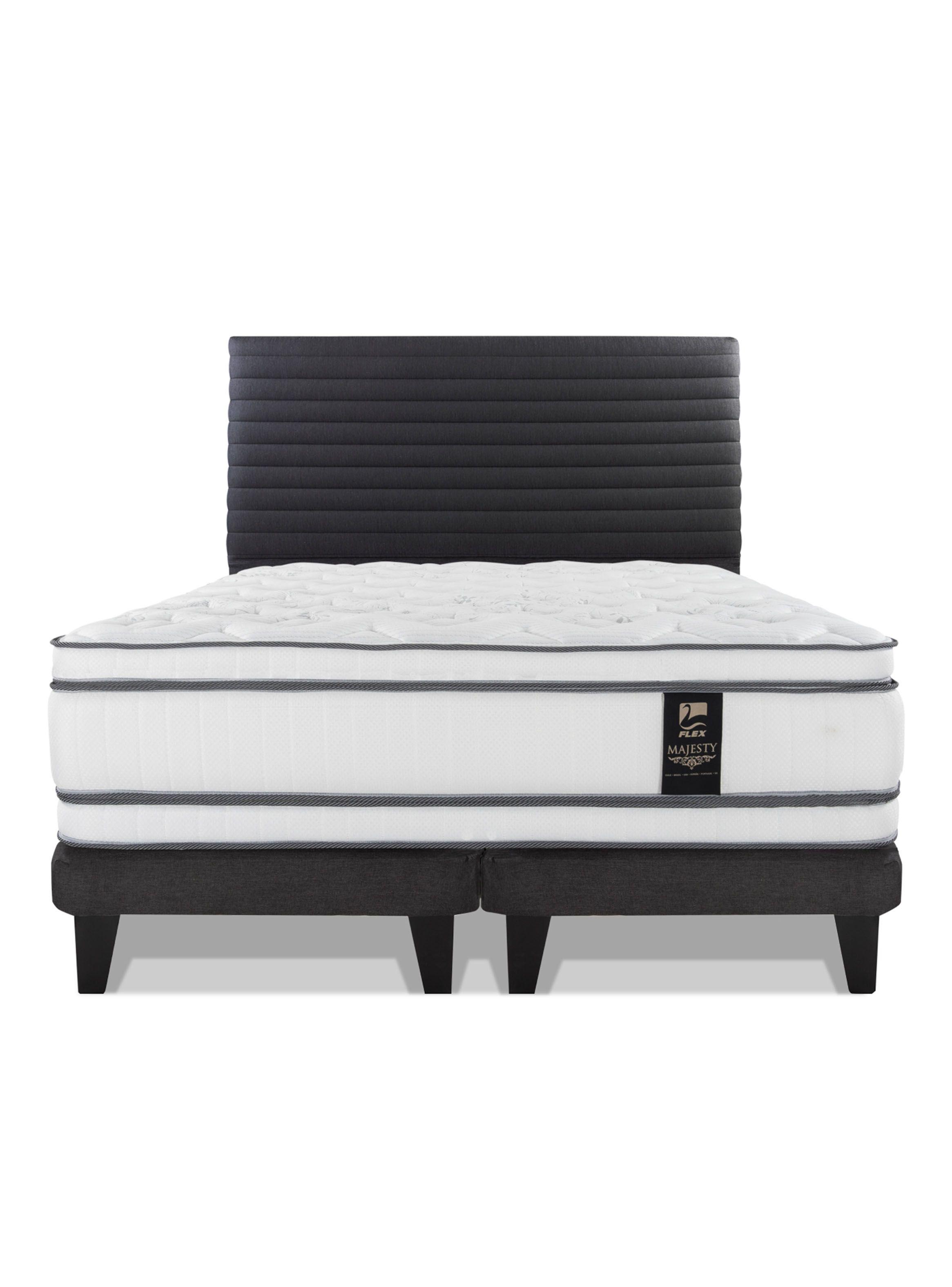 Cama Europea Majesty King + Respaldo Modern-2