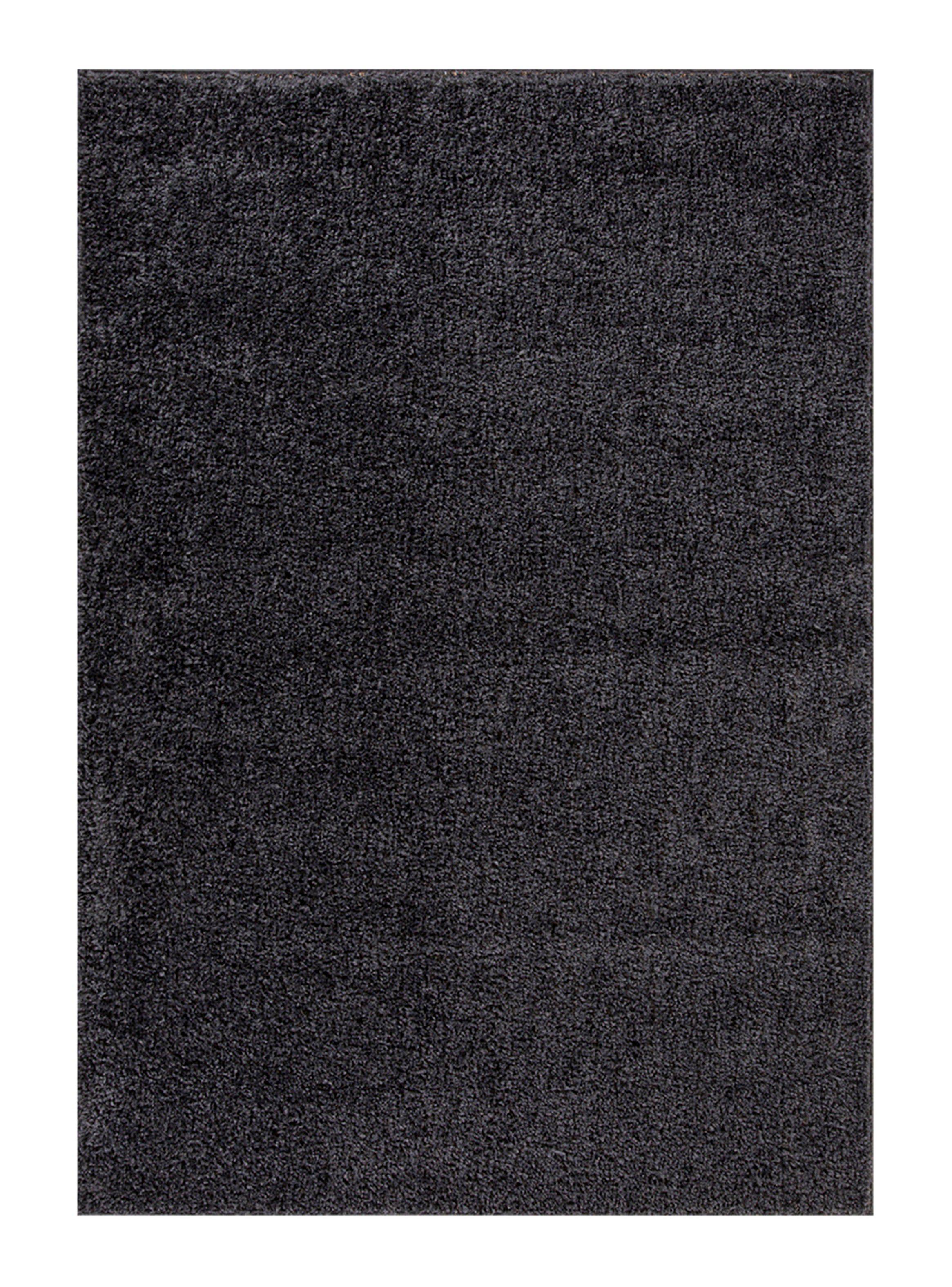 Alfombra Shaggy lisa 150x200 cm Marengo-0