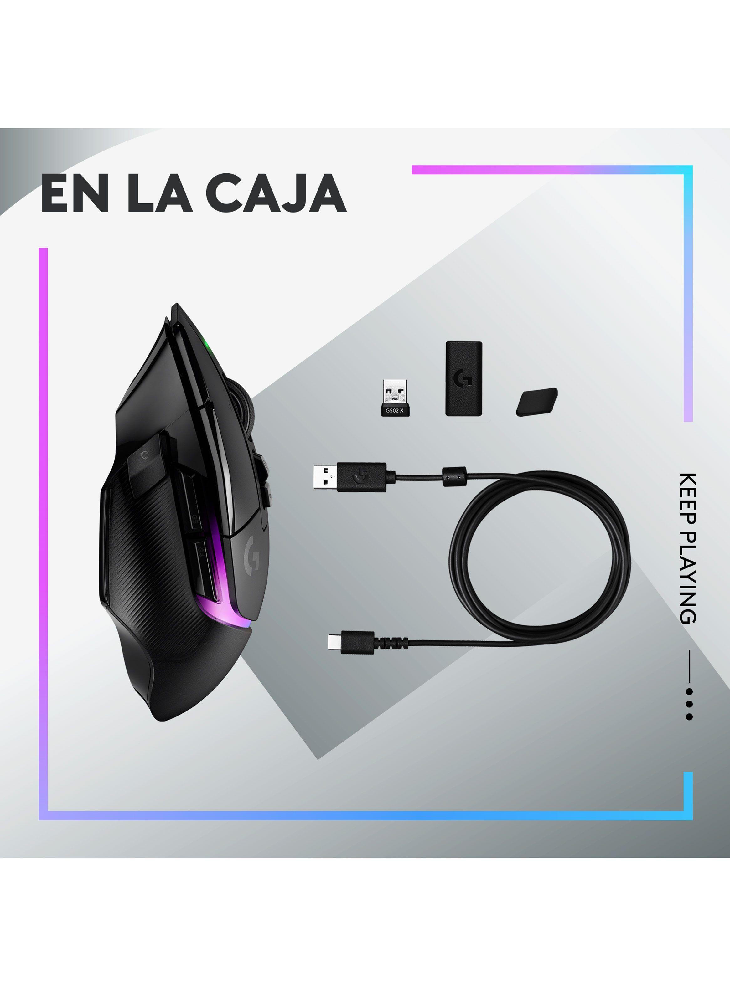 Mouse Óptico Inalámbrico RGB Gaming G502 X Plus-1
