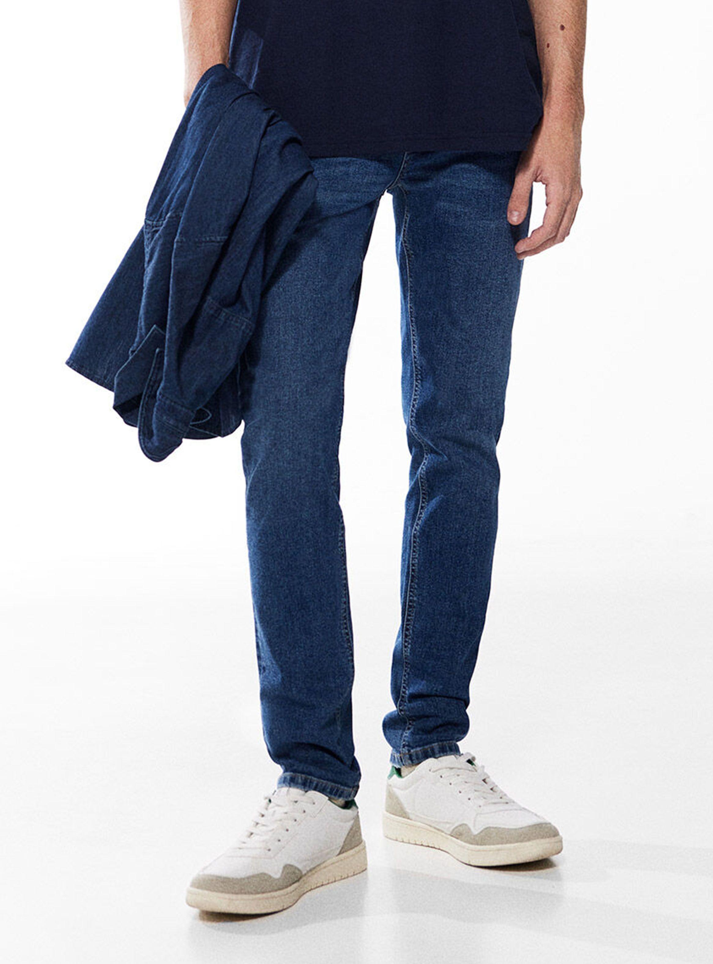 Jeans Skinny Lavado Medio Oscuro-0