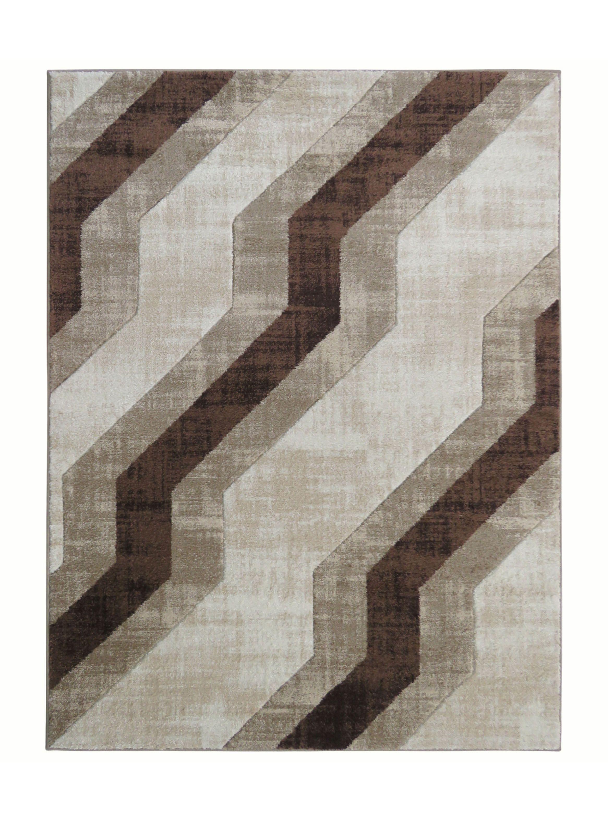 Alfombra Carved Florida D5 133x180 cm Crema-0