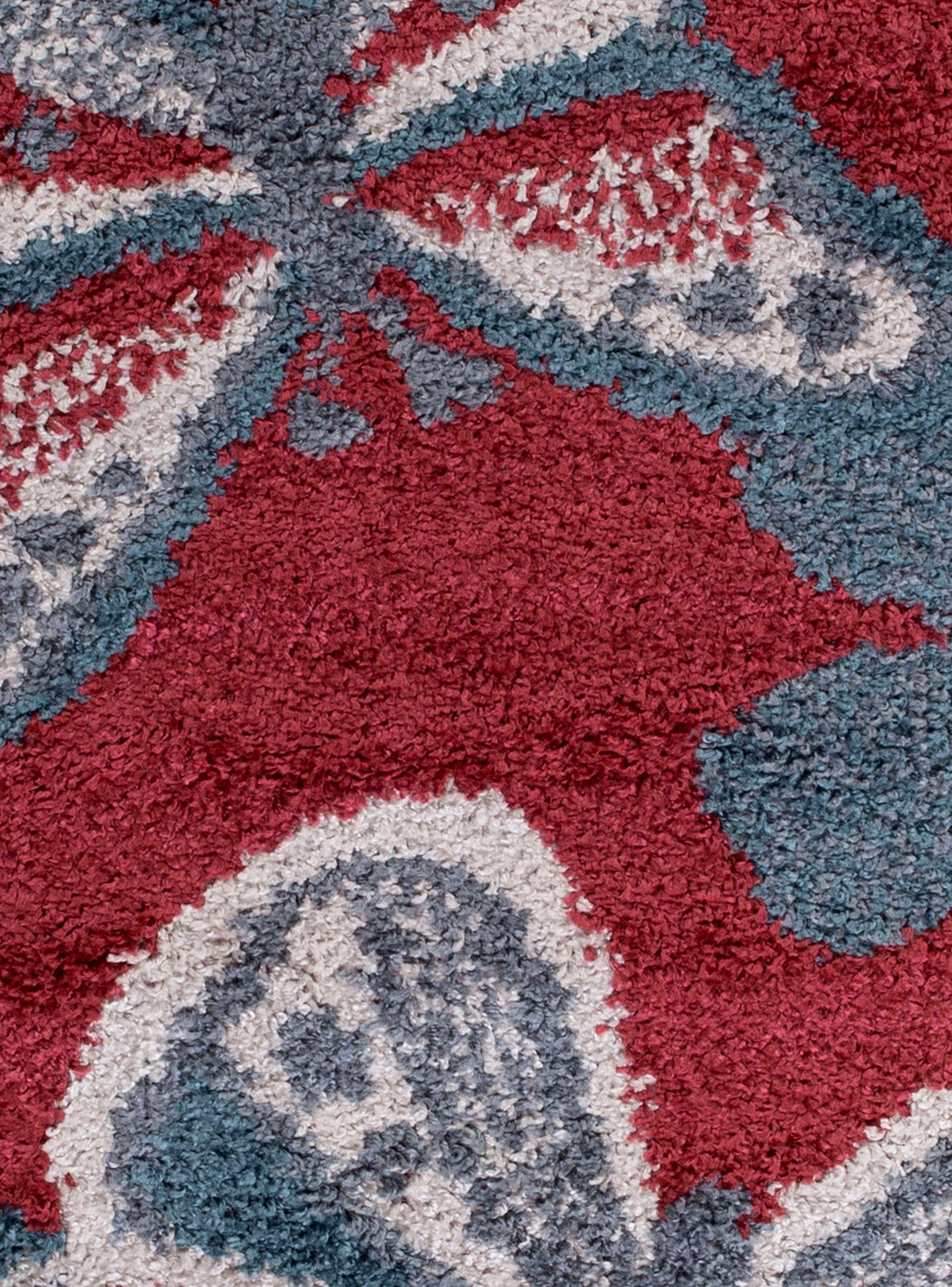 Alfombra Infantil 120x170 cm Shaggy Rojo-1