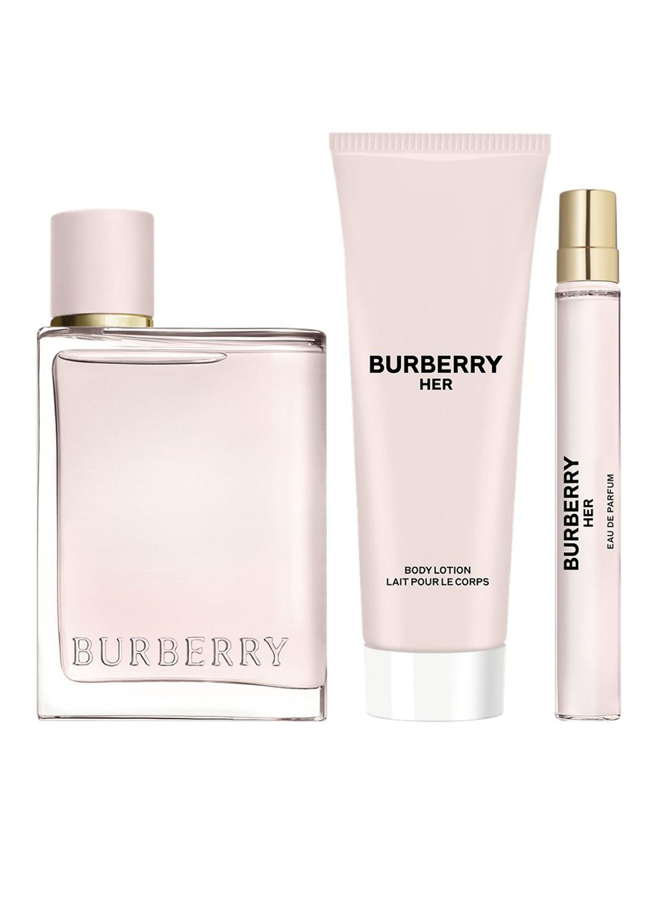 Set Perfume Her EDP Mujer 100 ml + Body Lotion 75 ml + Pen Spray 10 ml Burberry-0
