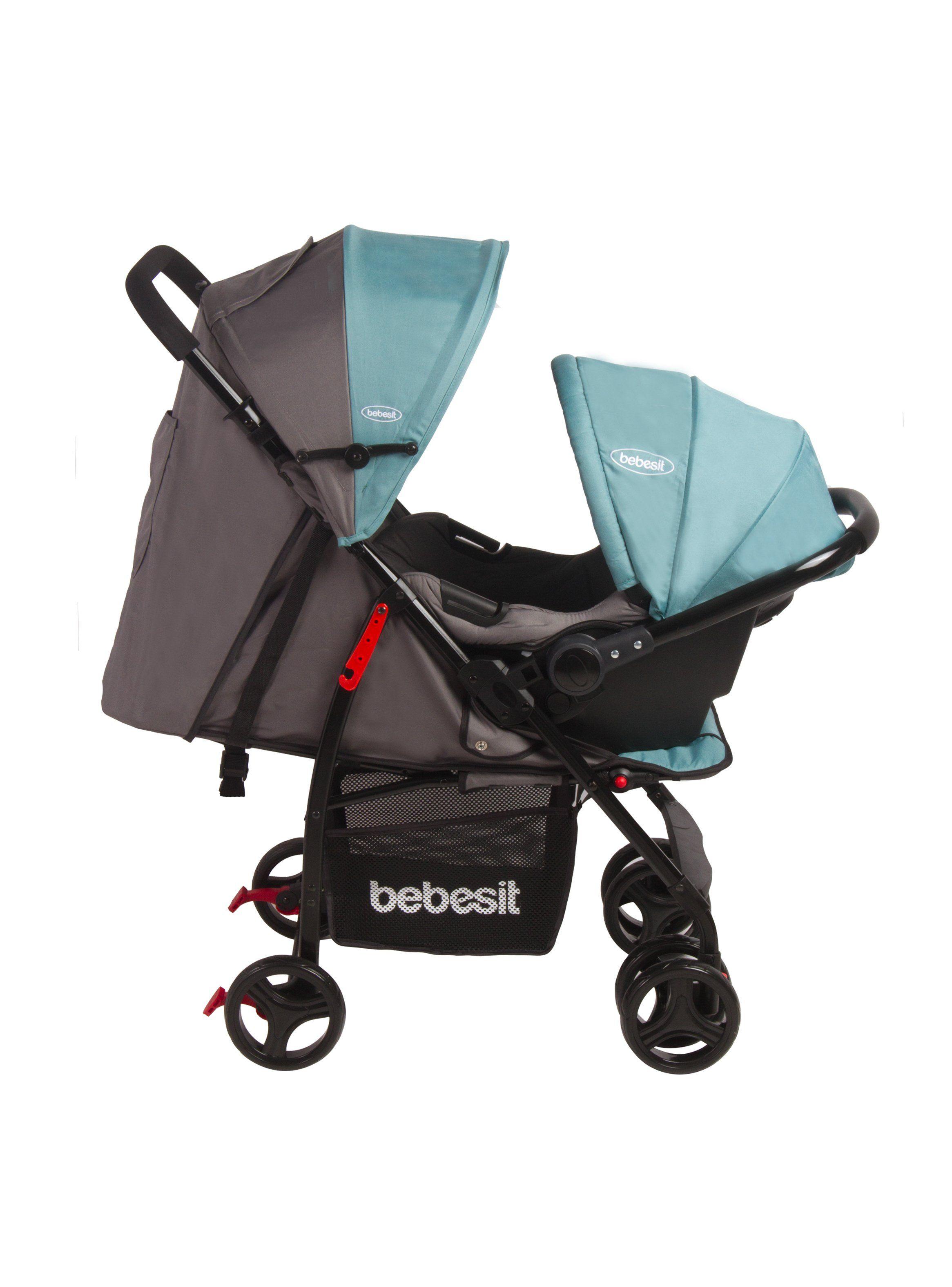 Coche Travel System Summer Light Azul Bebesit-2