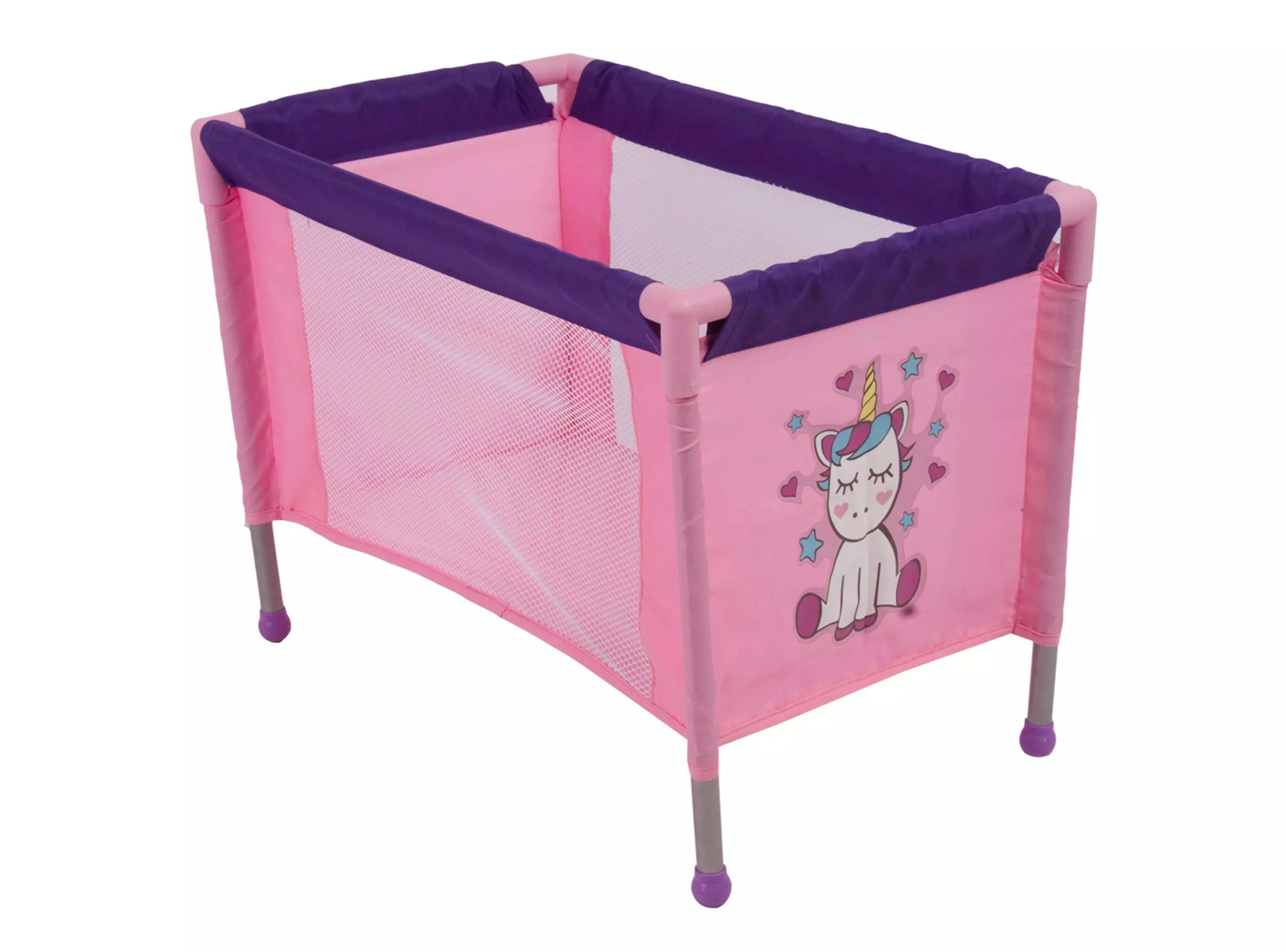 Set de Muñecas Coche + Cuna + Sillas Unicornio Bebesit-1