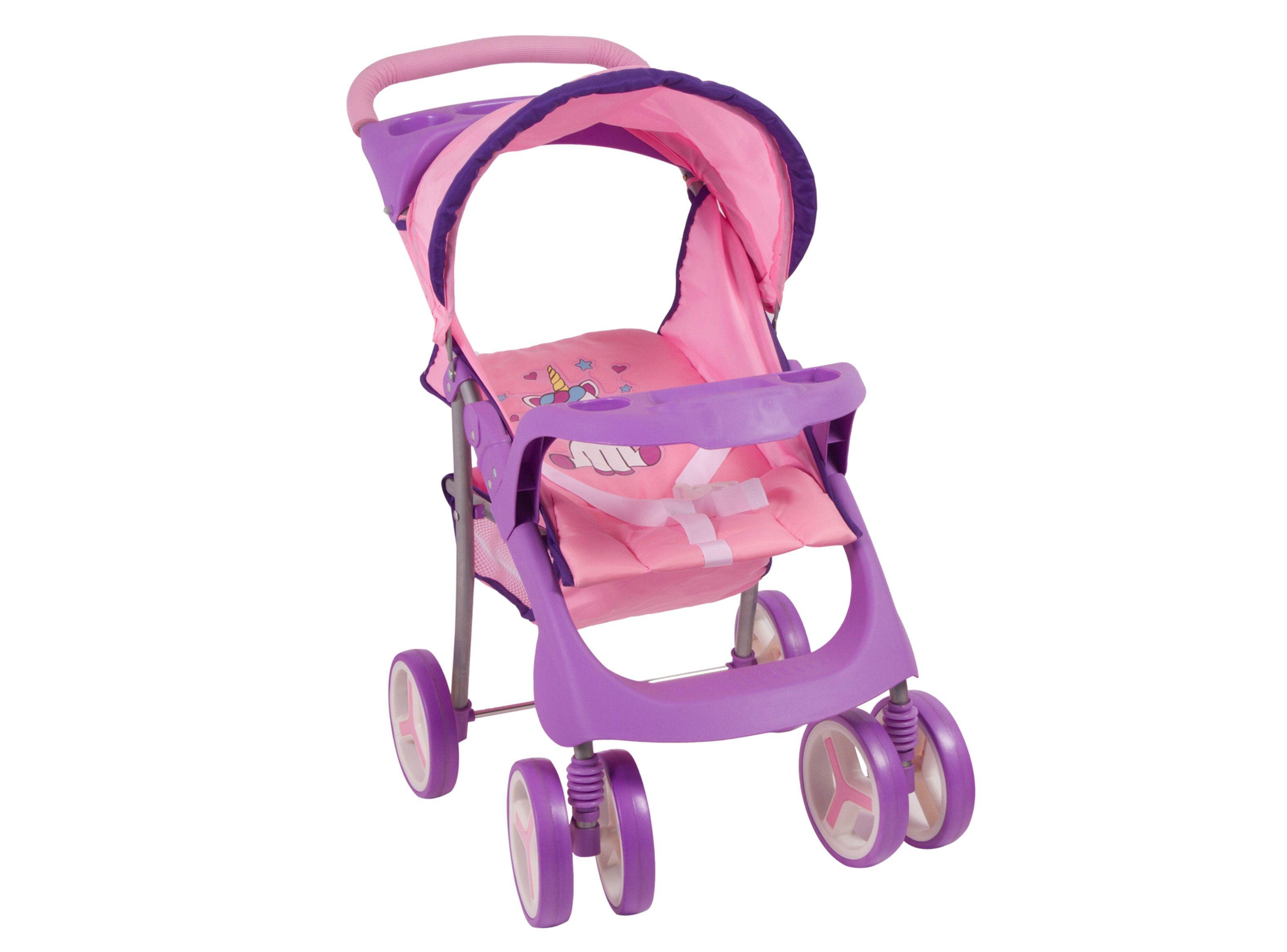 Set de Muñecas Coche + Cuna + Sillas Unicornio Bebesit-2
