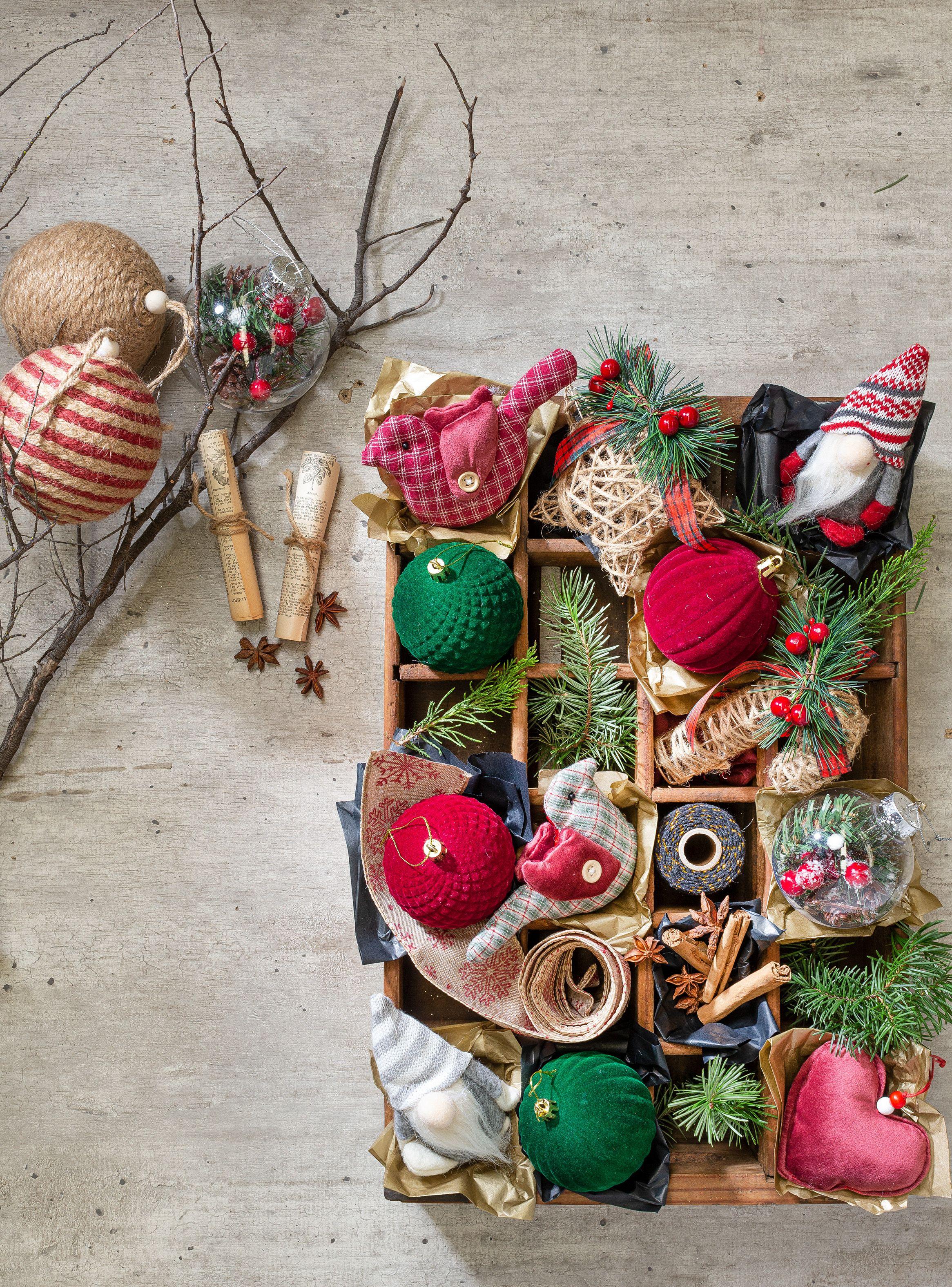 Set 6 Adornos Navidad Yute Forest-4