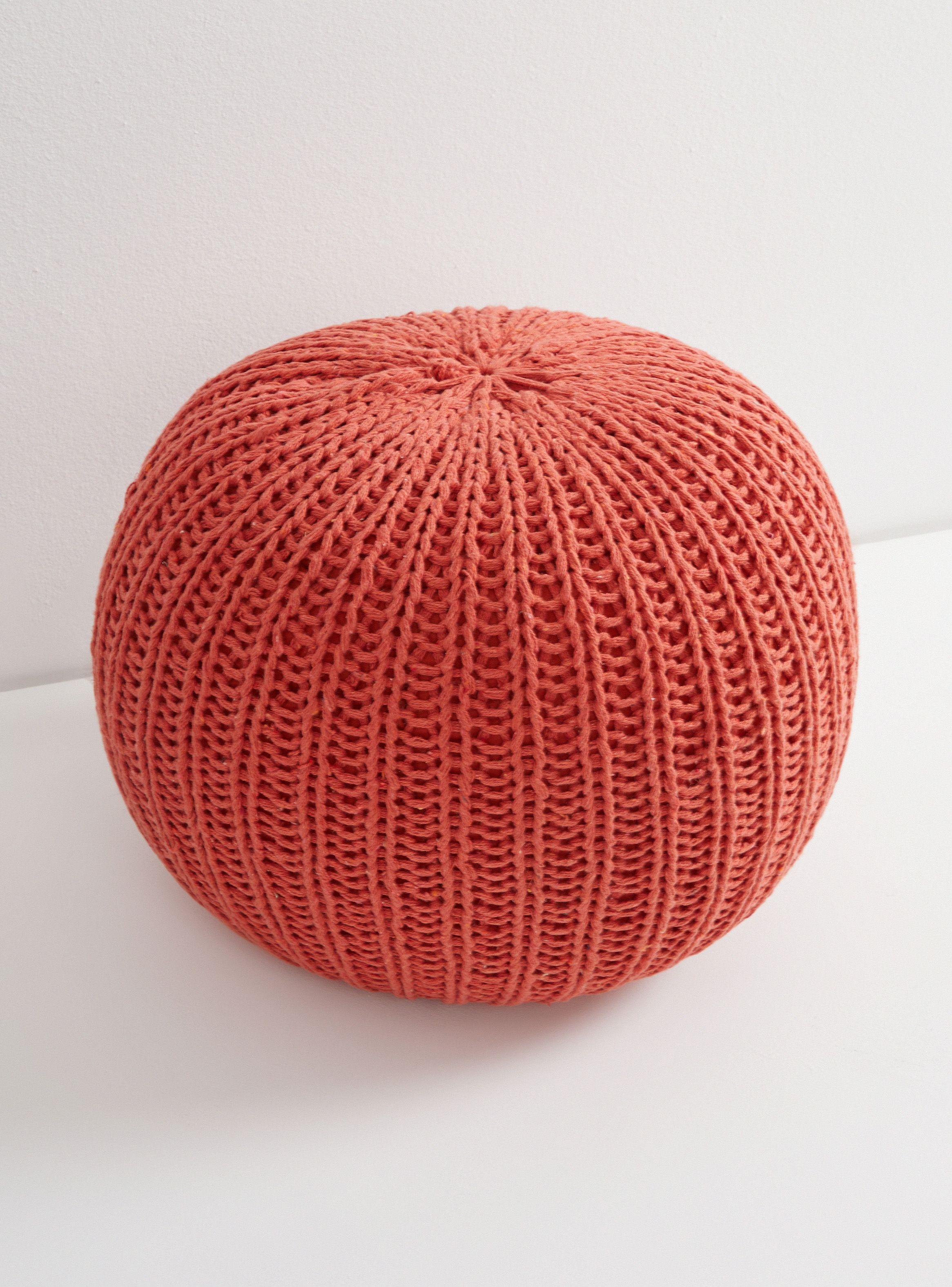 Pouf Tejido Terra 50 x 35 cm-1