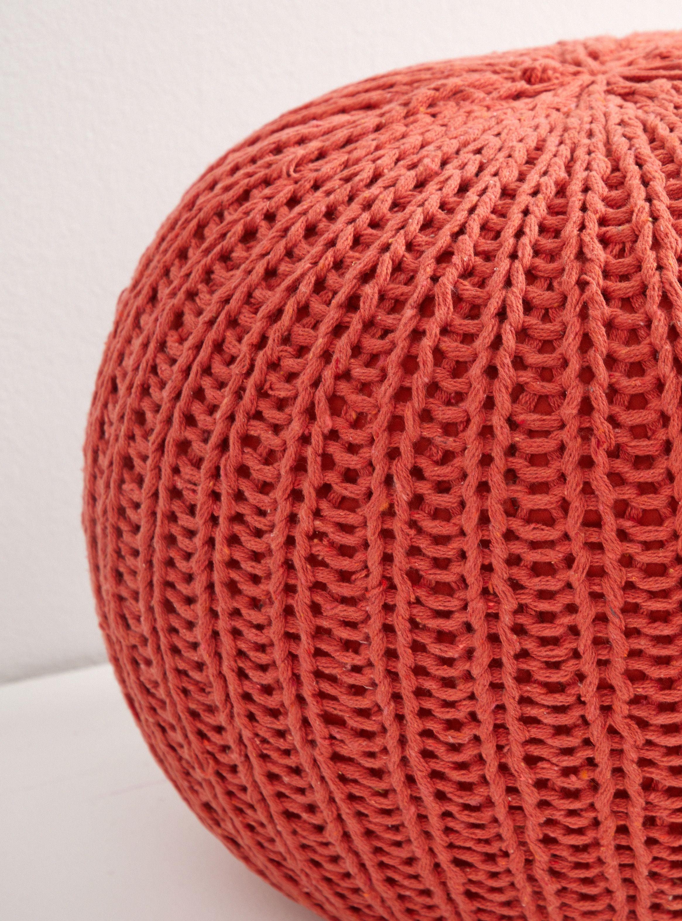 Pouf Tejido Terra 50 x 35 cm-2