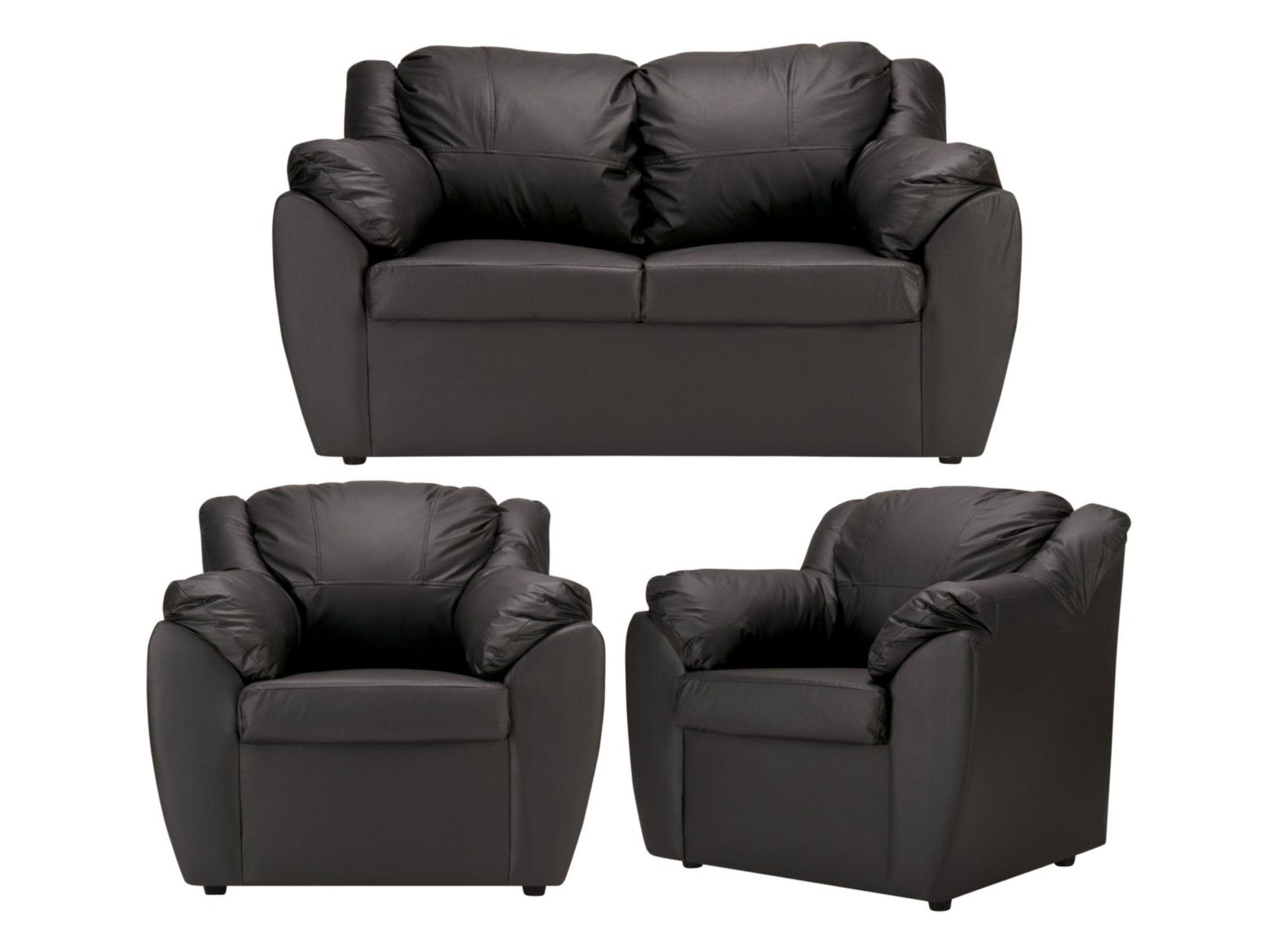 Juego Living Genova Ecocuero 2C + 2 Sillones-0