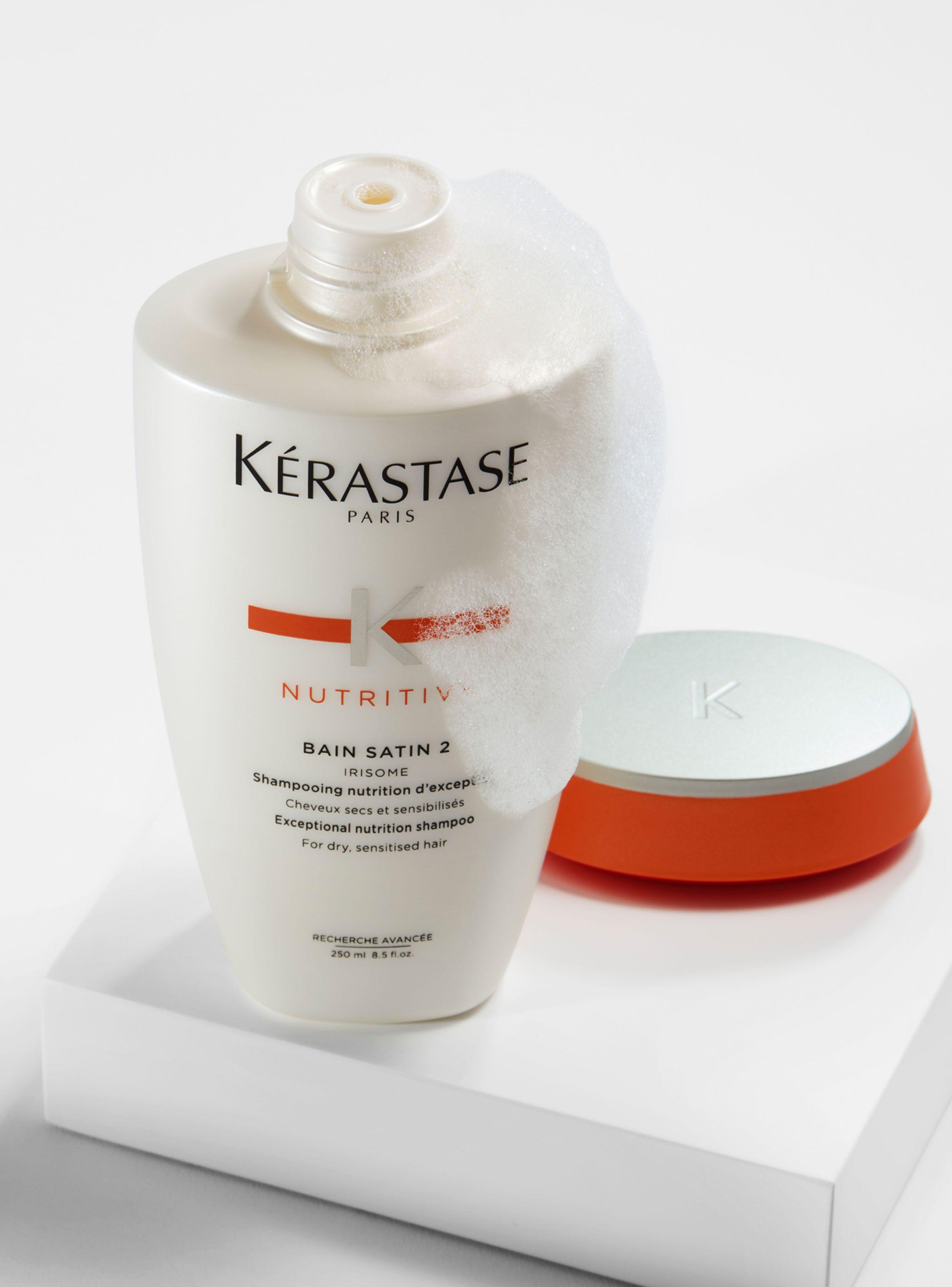 Shampoo Nutrición Cabello Seco A Muy Seco Bain Satin 2 Nutritive 250ml-4