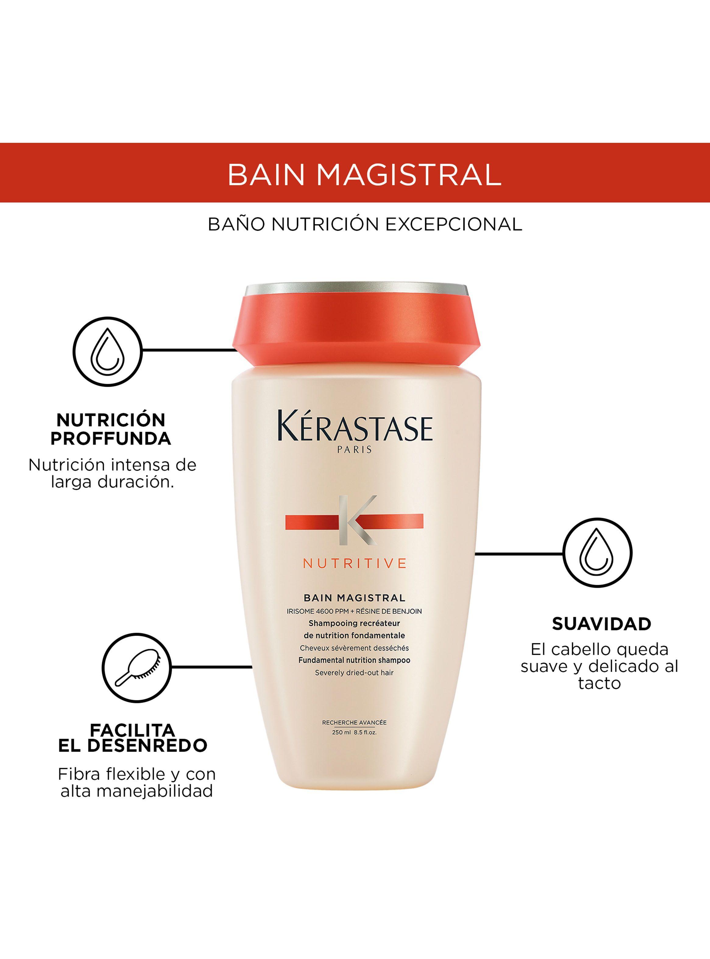 Shampoo Nutrición Cabello Severamente Seco Bain Magistral Nutritive 250ml-2