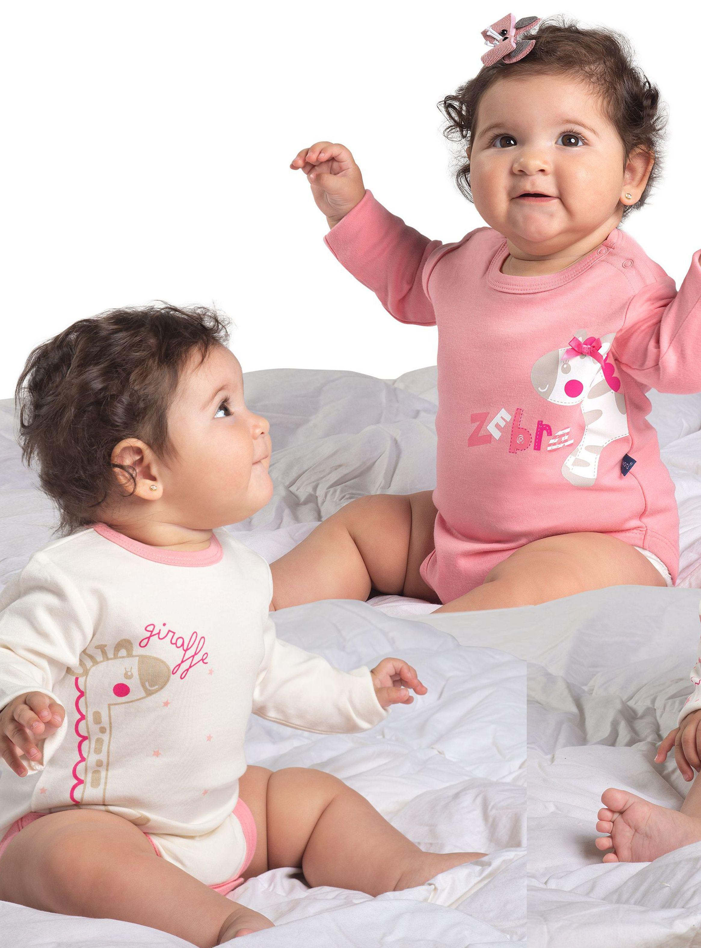 Pack Mota 3 Bodys Manga Larga Cotton Niña Mota-0