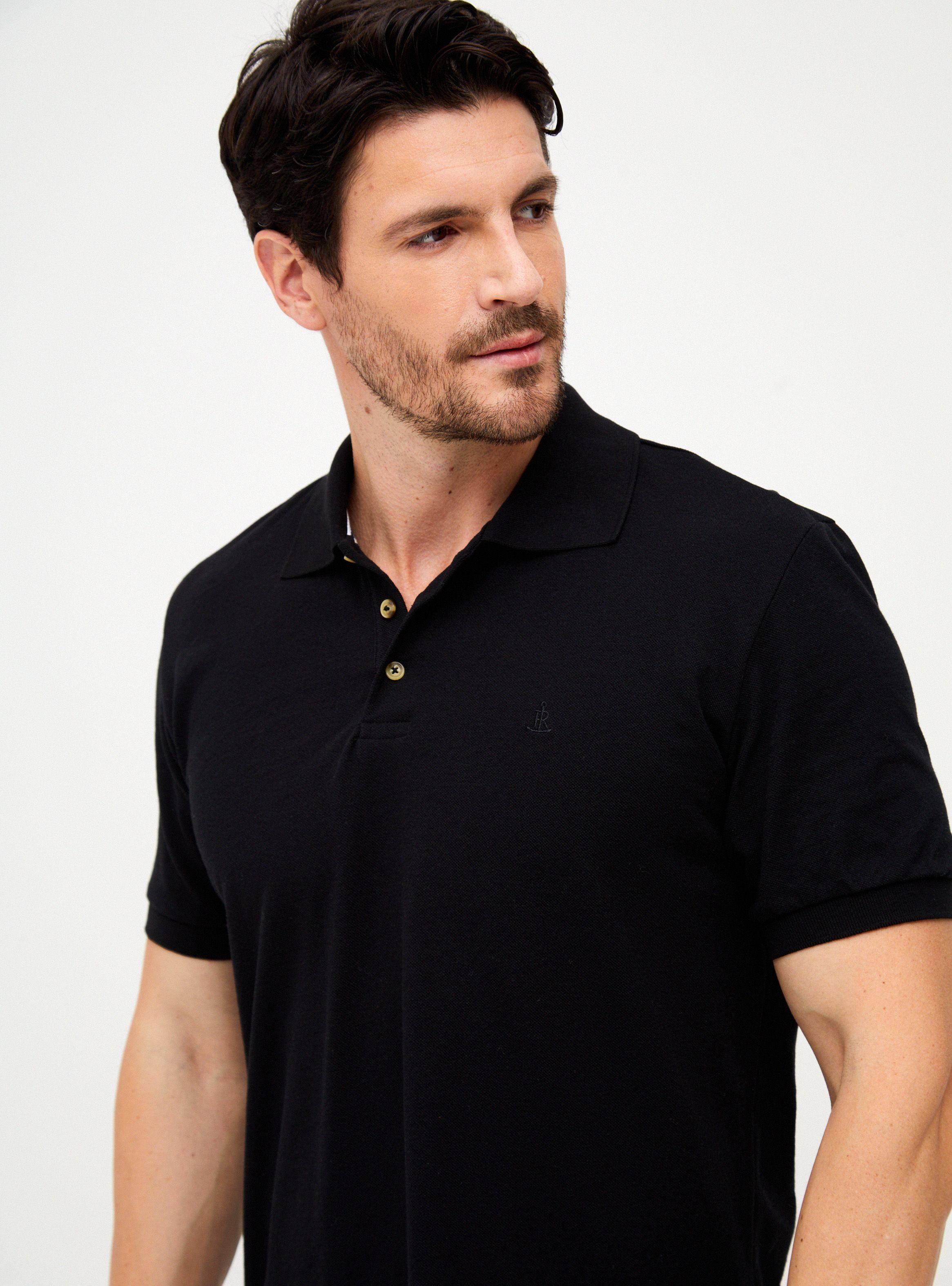 Polera Cuello Piqué Lisa Manga Corta-2