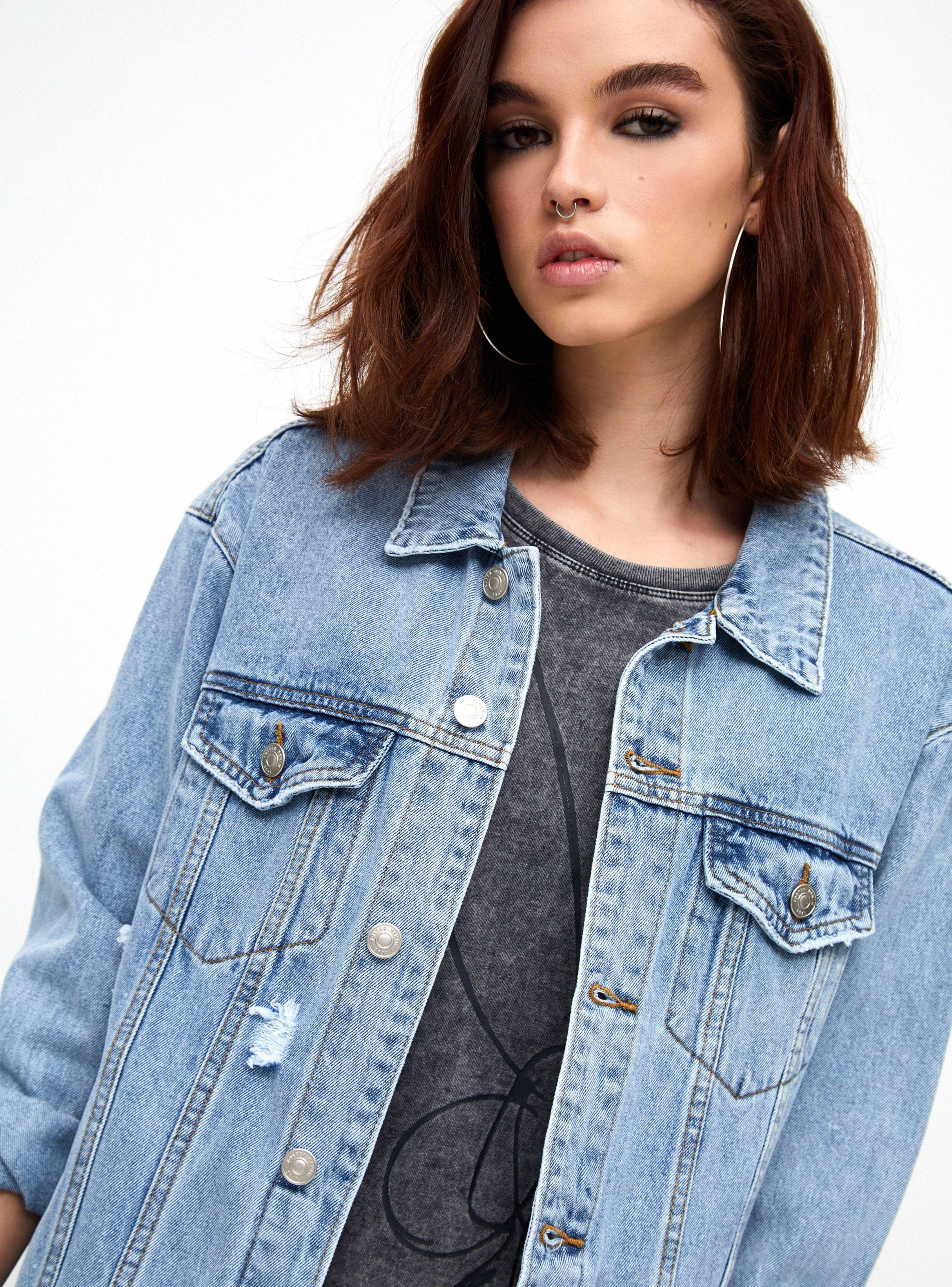 Chaqueta Denim Manga Larga-2