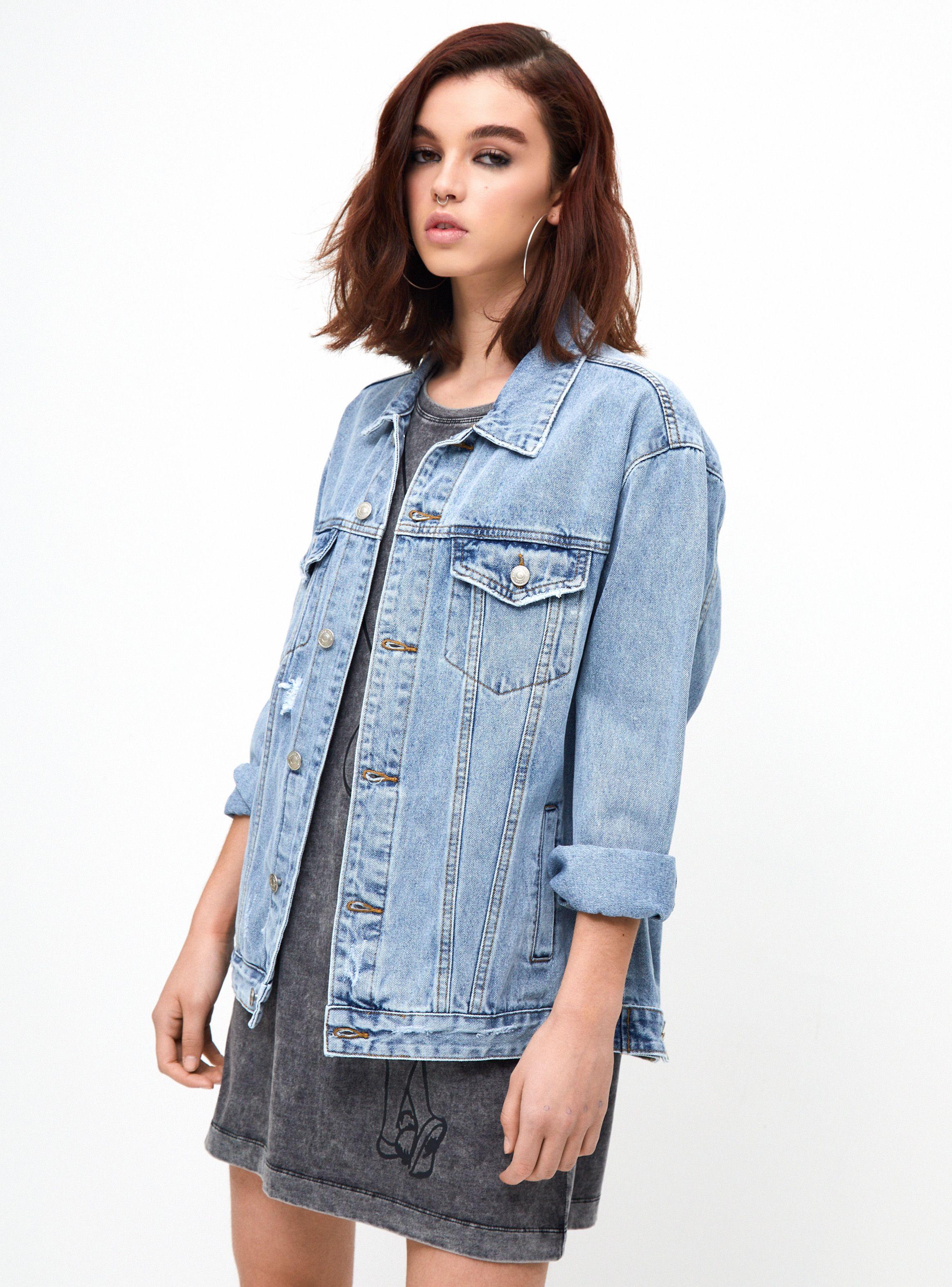 Chaqueta Denim Manga Larga-0