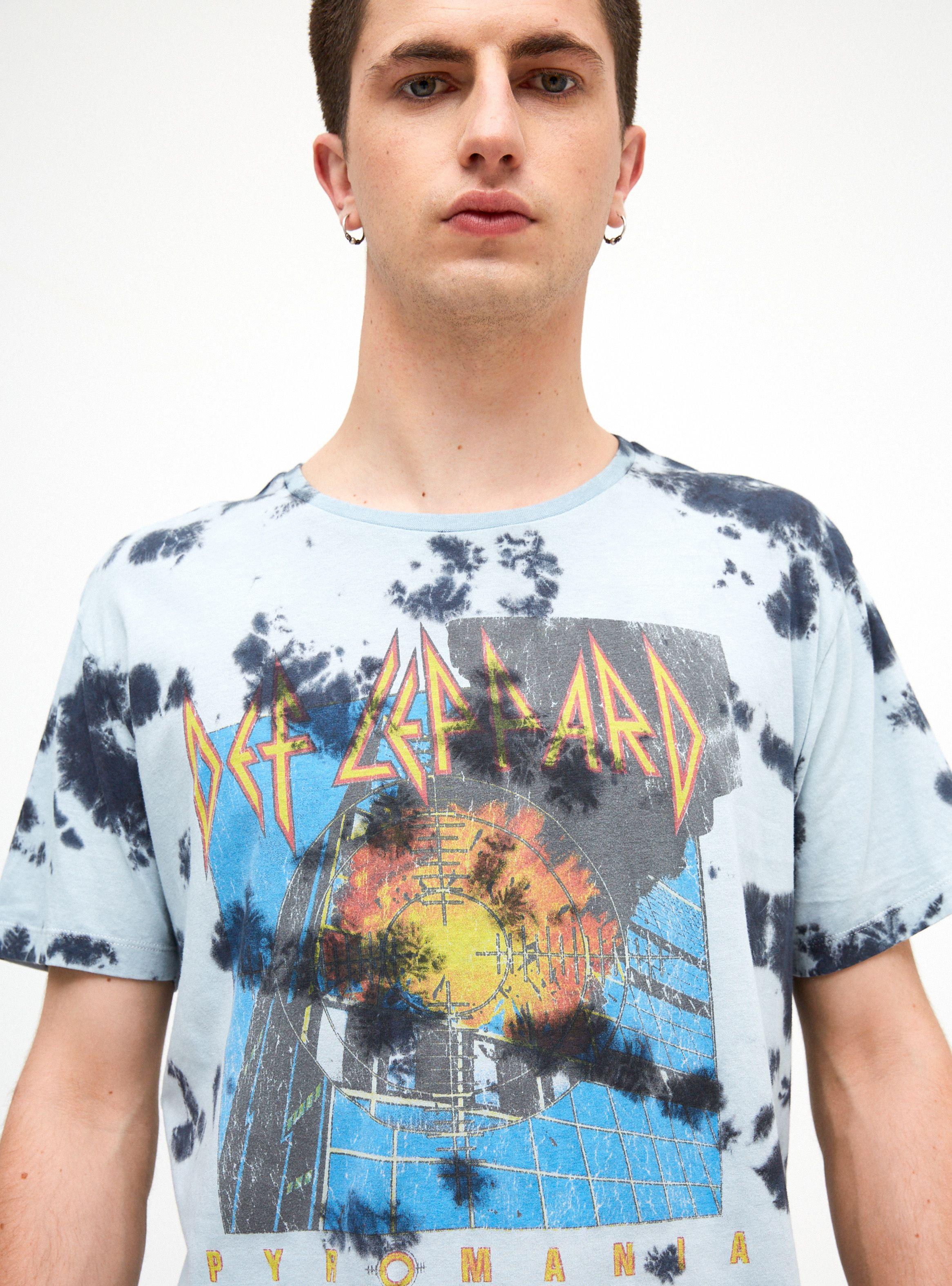 Polera Manga Corta Estampado Rock-2