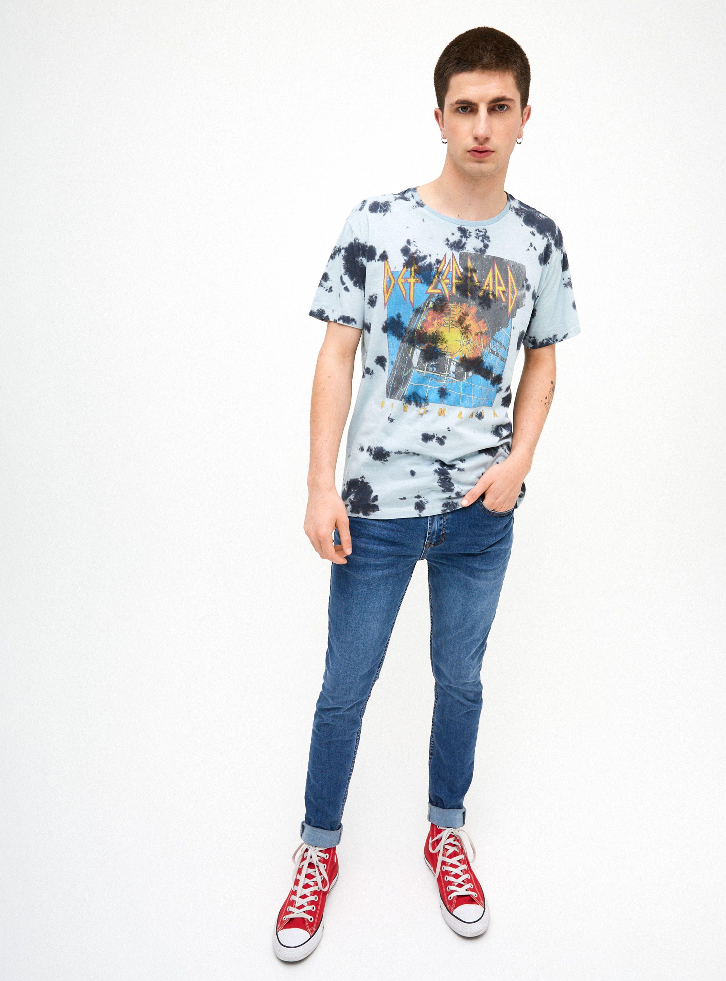 Polera Manga Corta Estampado Rock-3