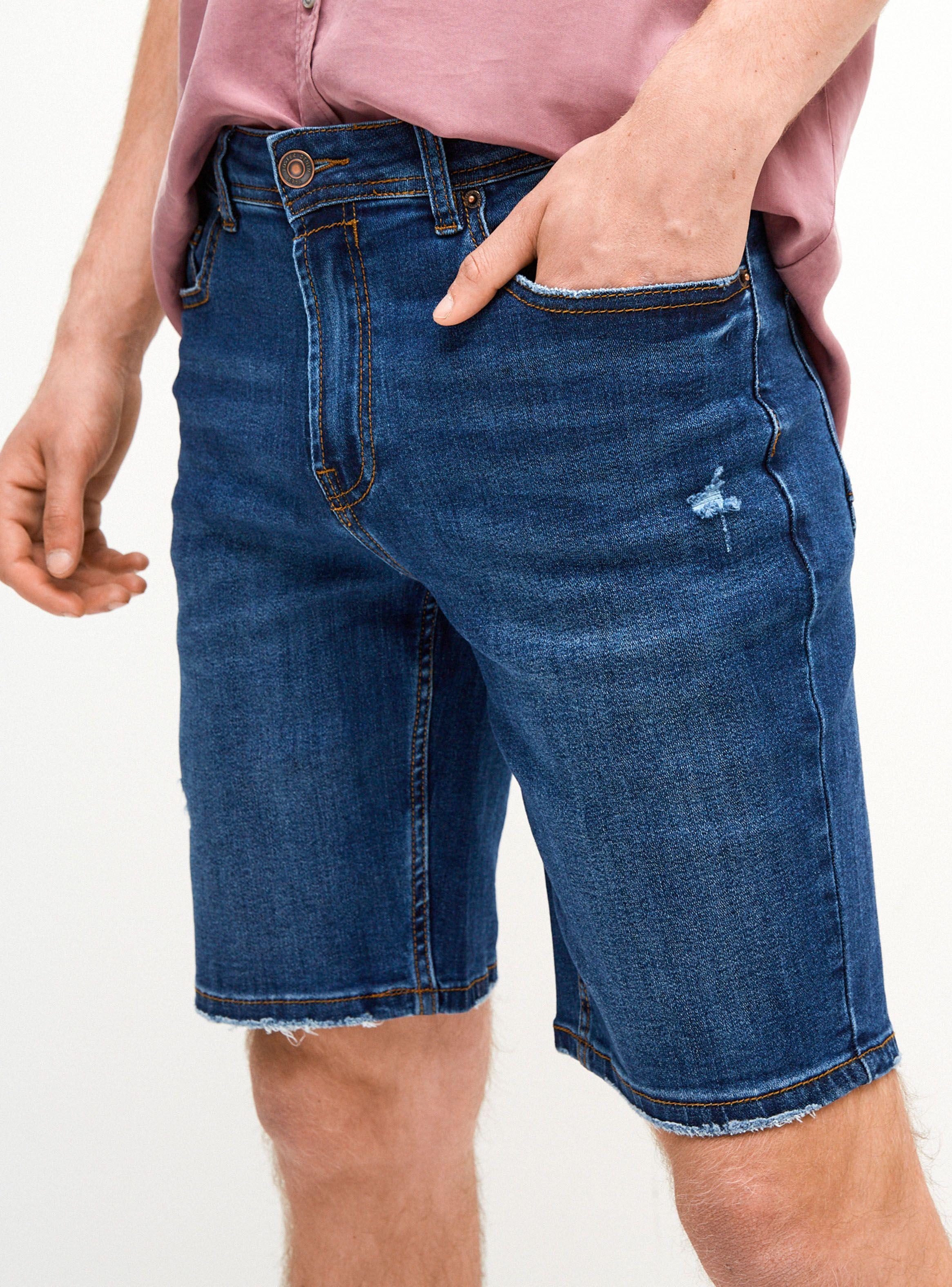 Bermuda Tiro Medio con Rasguños-2