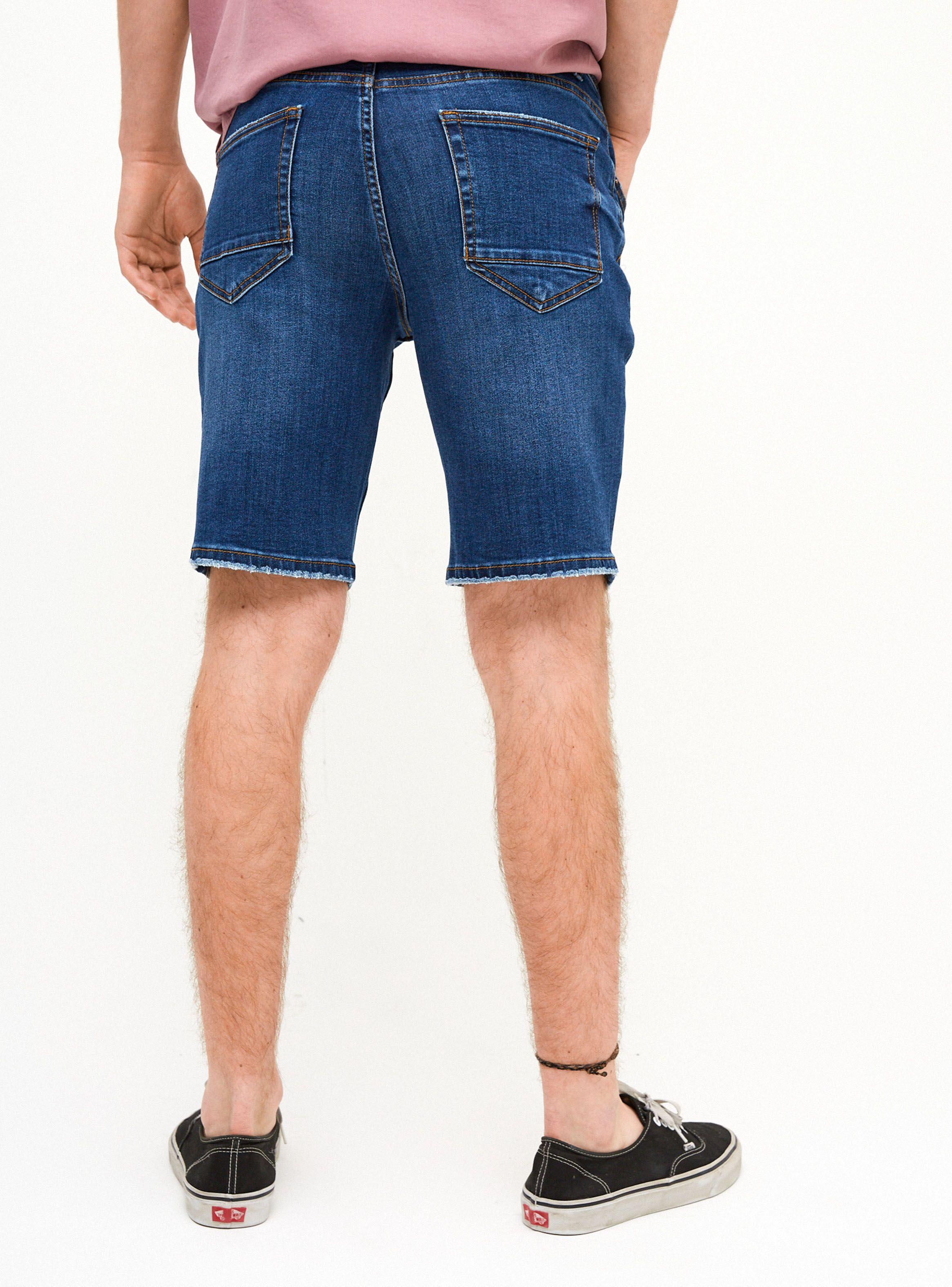 Bermuda Tiro Medio con Rasguños-1