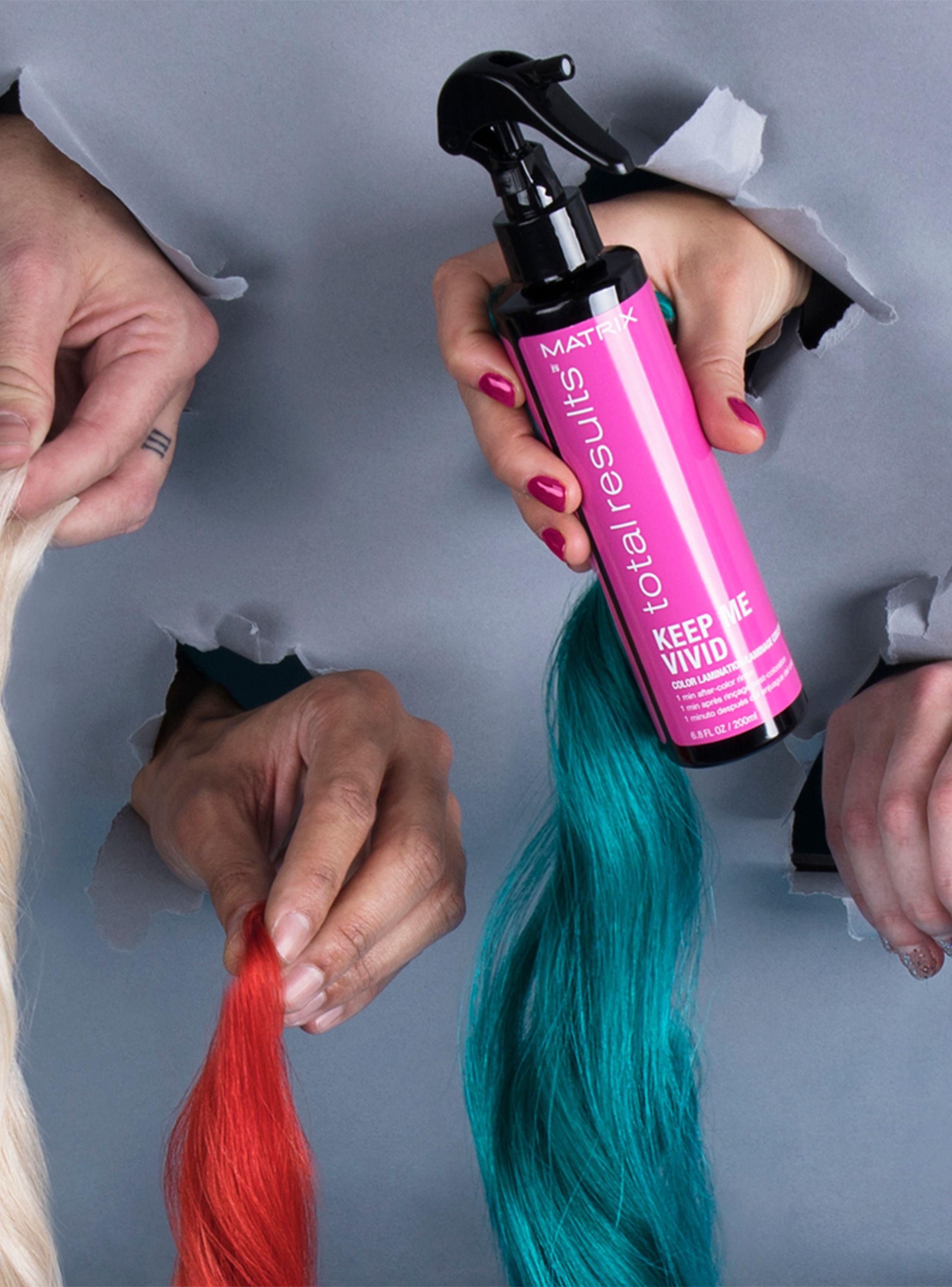 Set Matrix Neutralización Tonos Rojizos Shampoo 300 ml Dark Envy + Spray 200 ml Keep Me Vivid + 2 Máscaras 30 ml Miracle Creator-1