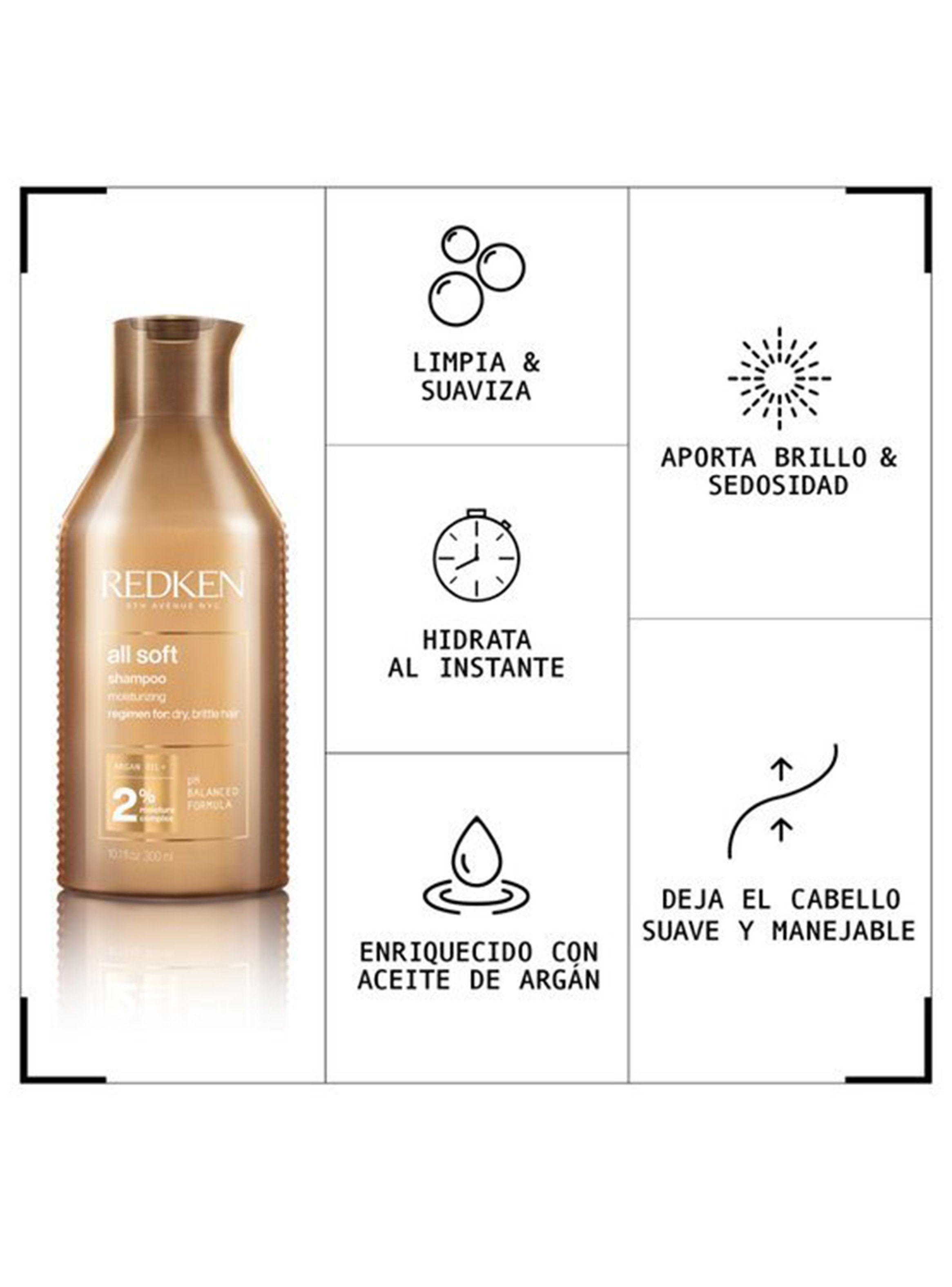 Shampoo Redken Hidratación All Soft 300 ml-2