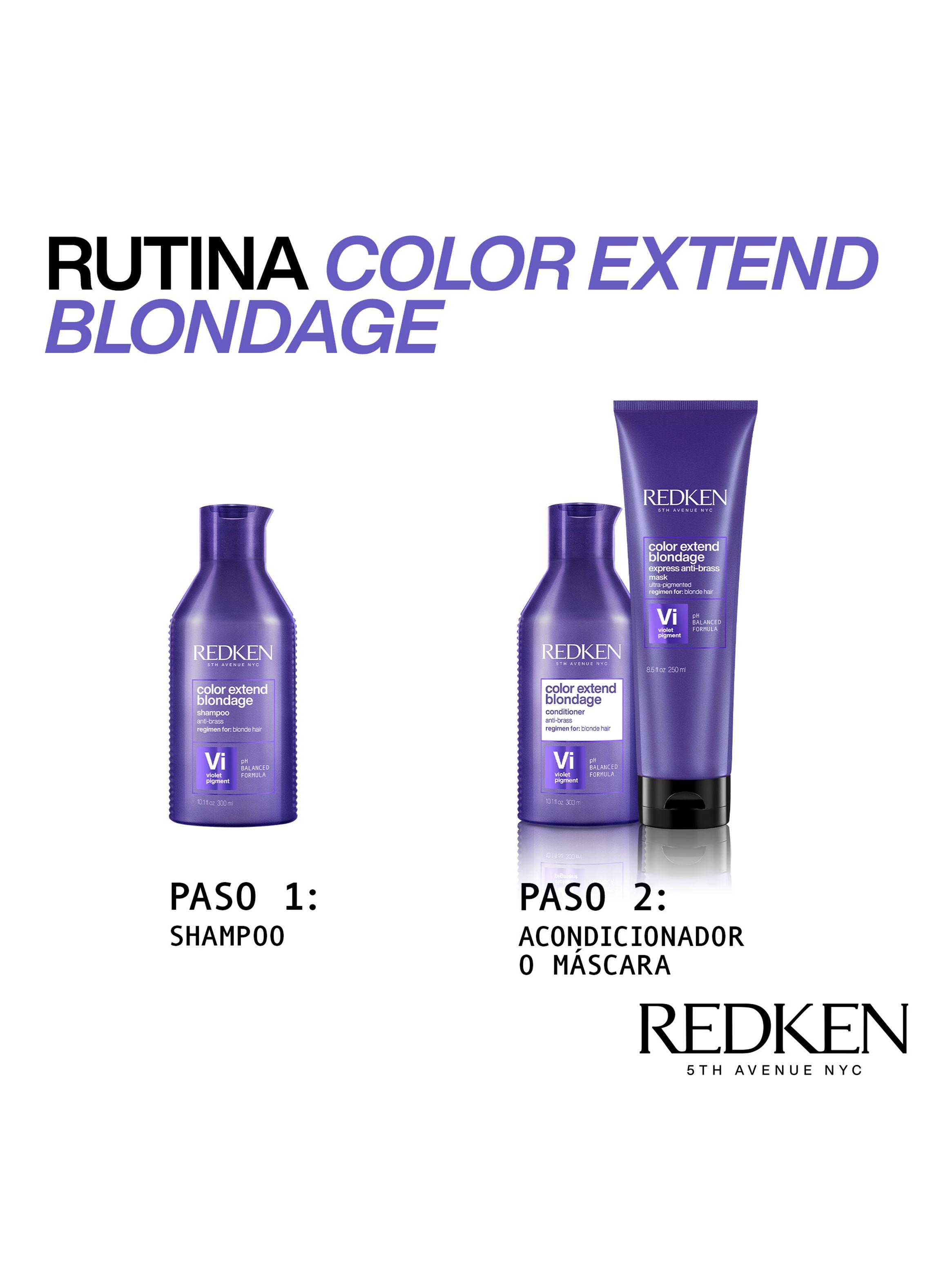 Shampoo Matizador Cabello Rubio Color Extend Blondage 300ml-4