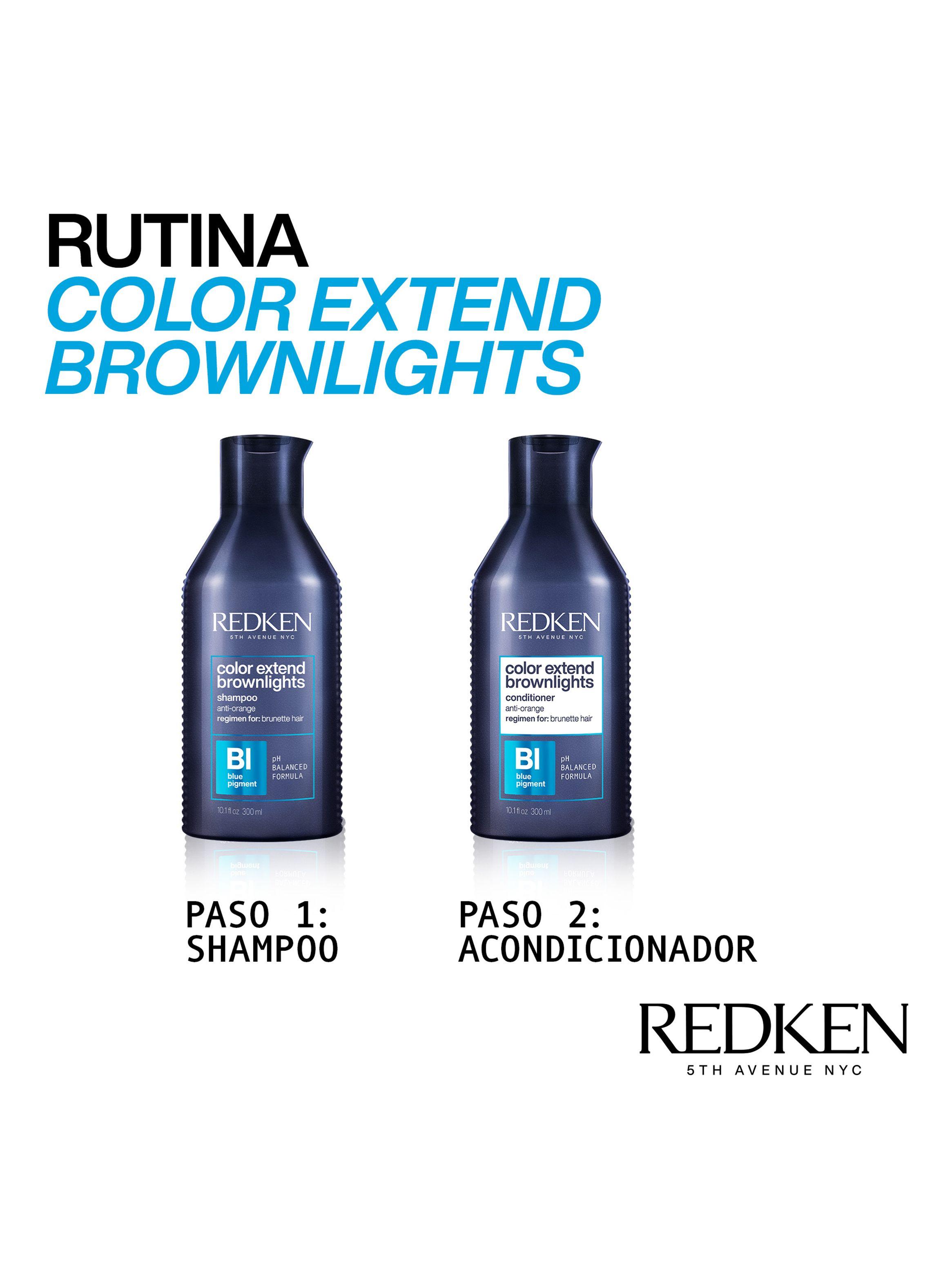 Acondicionador Matizador Cabello Castaño Color Extend Brownlights 300ml-4